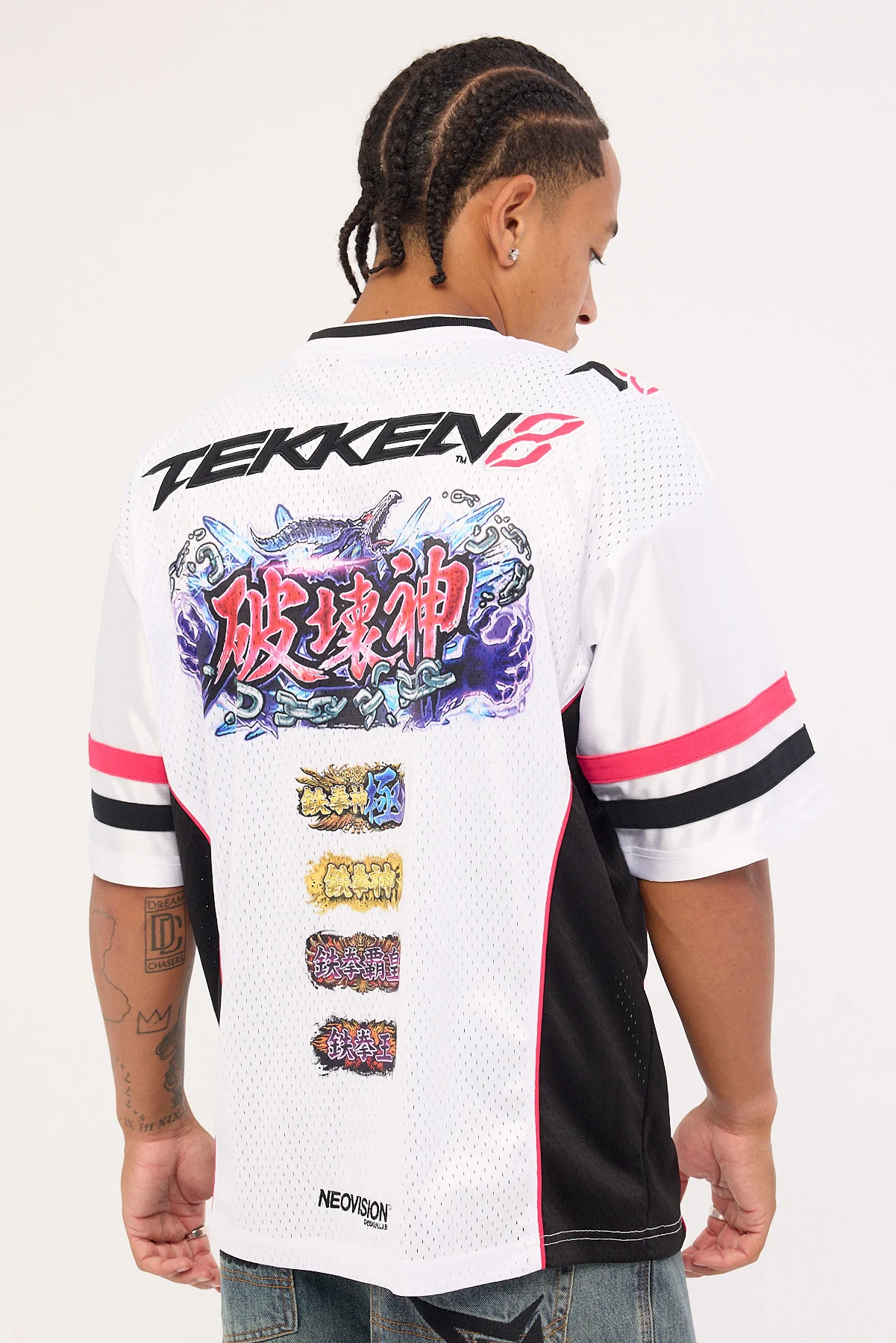 Neovision Destruction V Neck Jersey White - Image 4