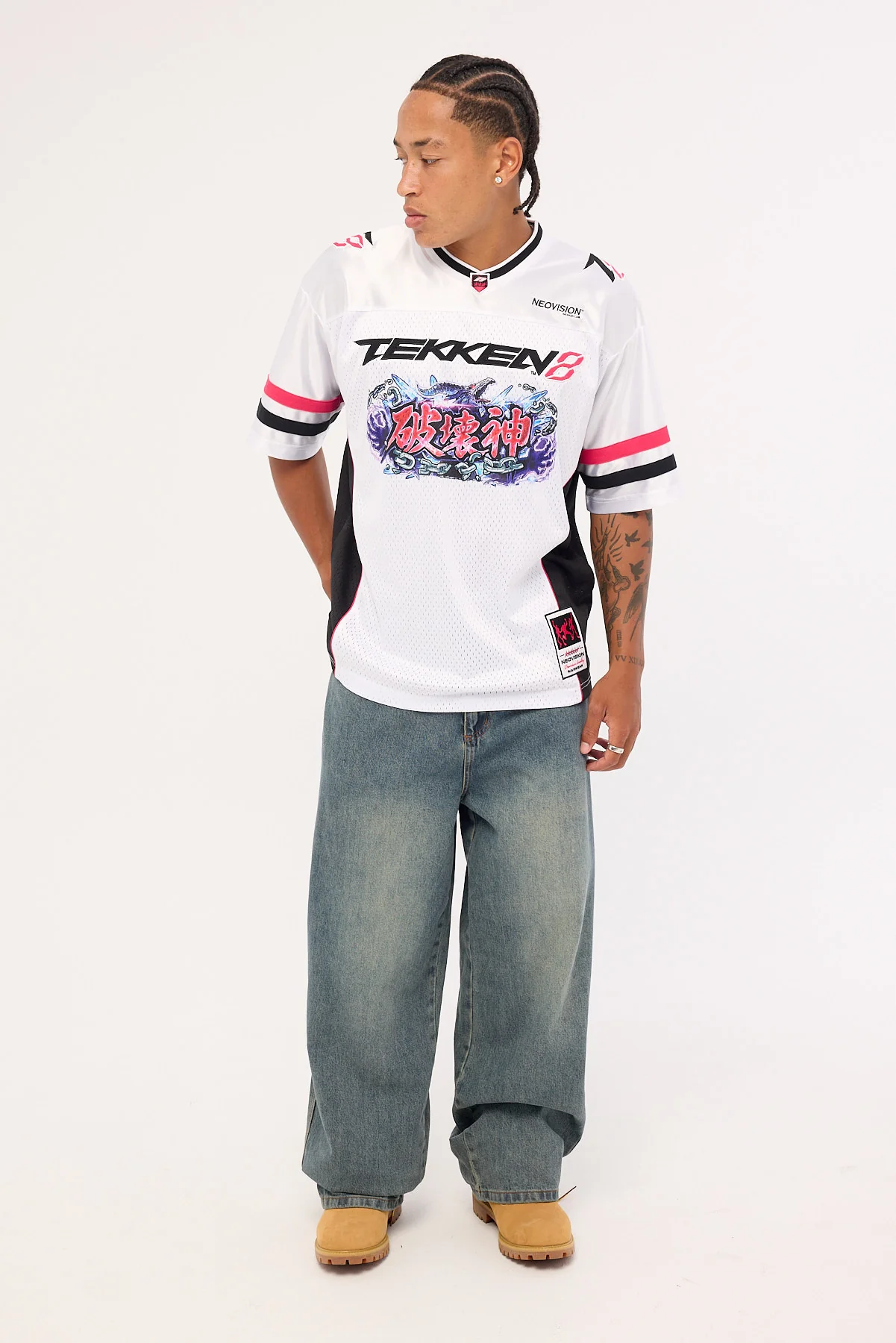 Neovision Destruction V Neck Jersey White - Image 6