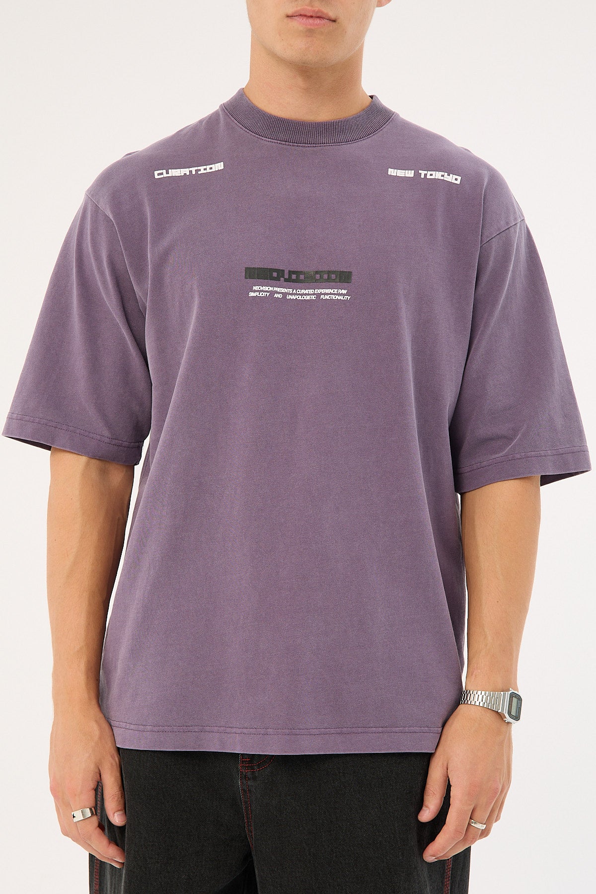 Neovision Digital Street Super Heavy Tee Washed Purple - Image 10