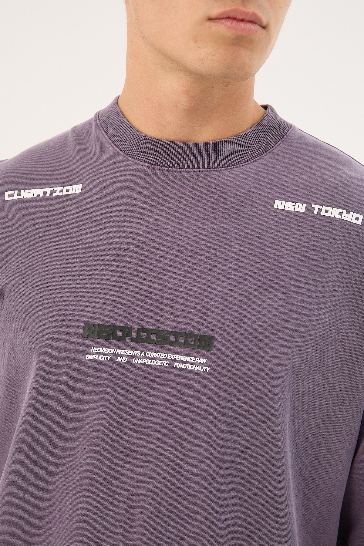 Neovision Digital Street Super Heavy Tee Washed Purple - Image 6