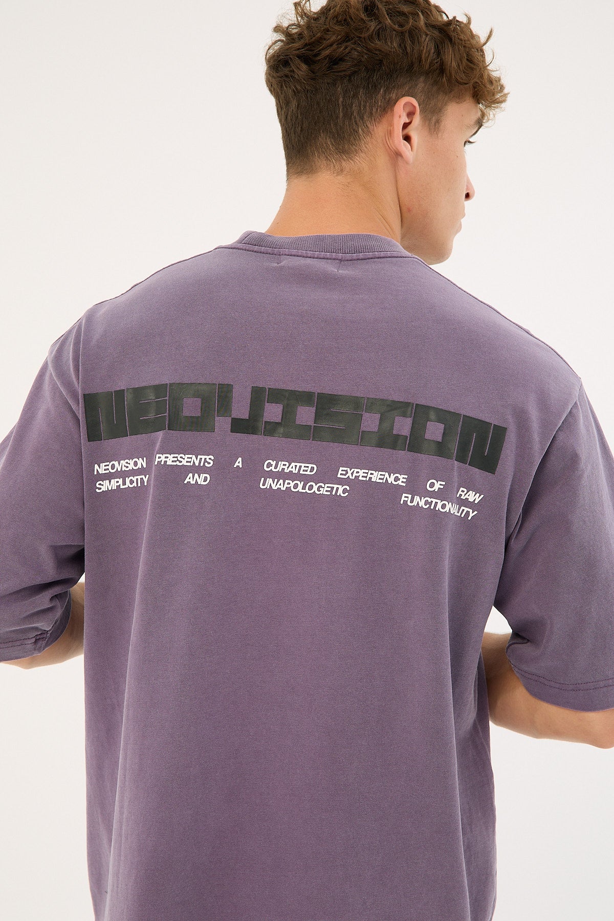 Neovision Digital Street Super Heavy Tee Washed Purple - Image 9