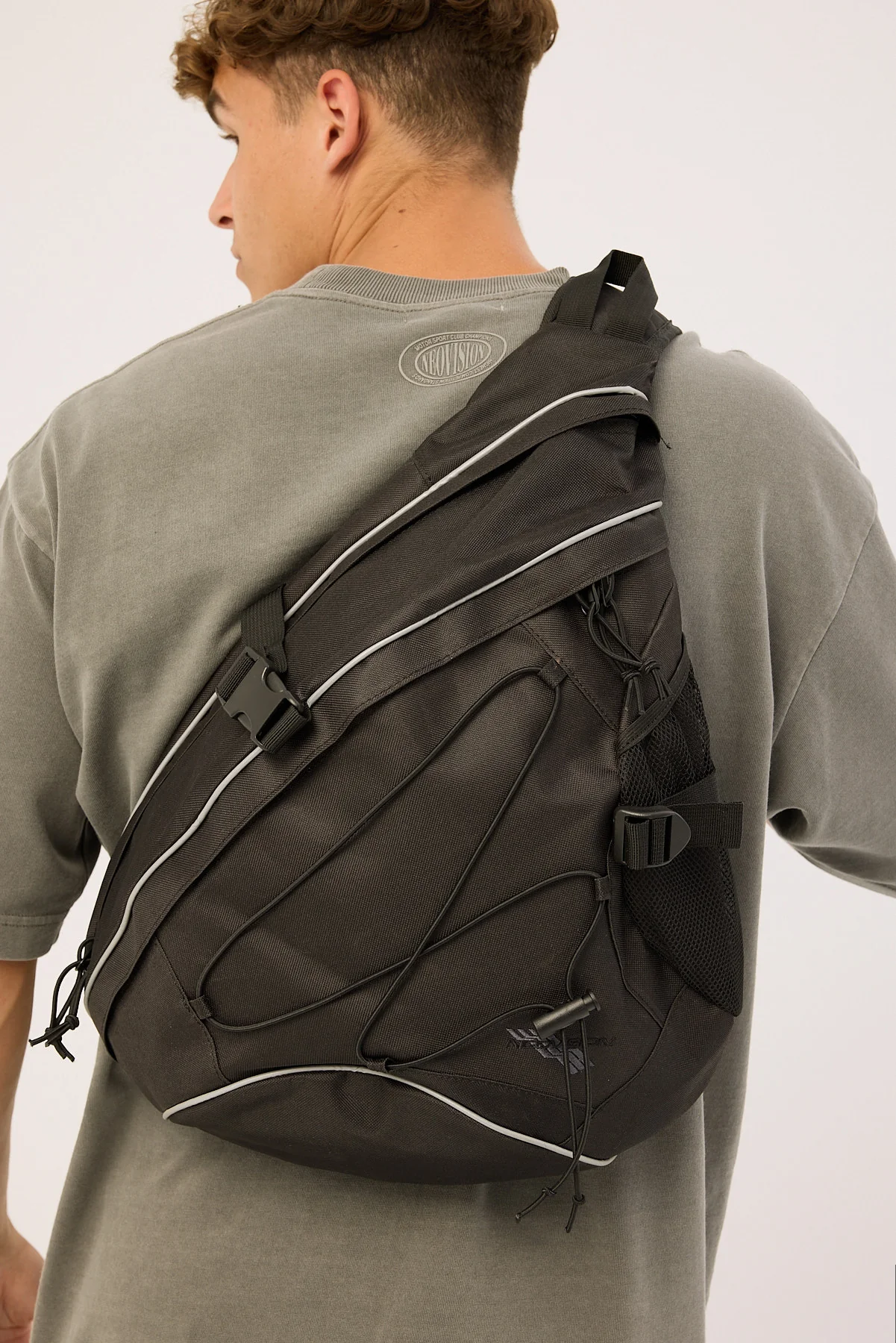 Neovision Dimension Sling Backpack Grey - Image 5