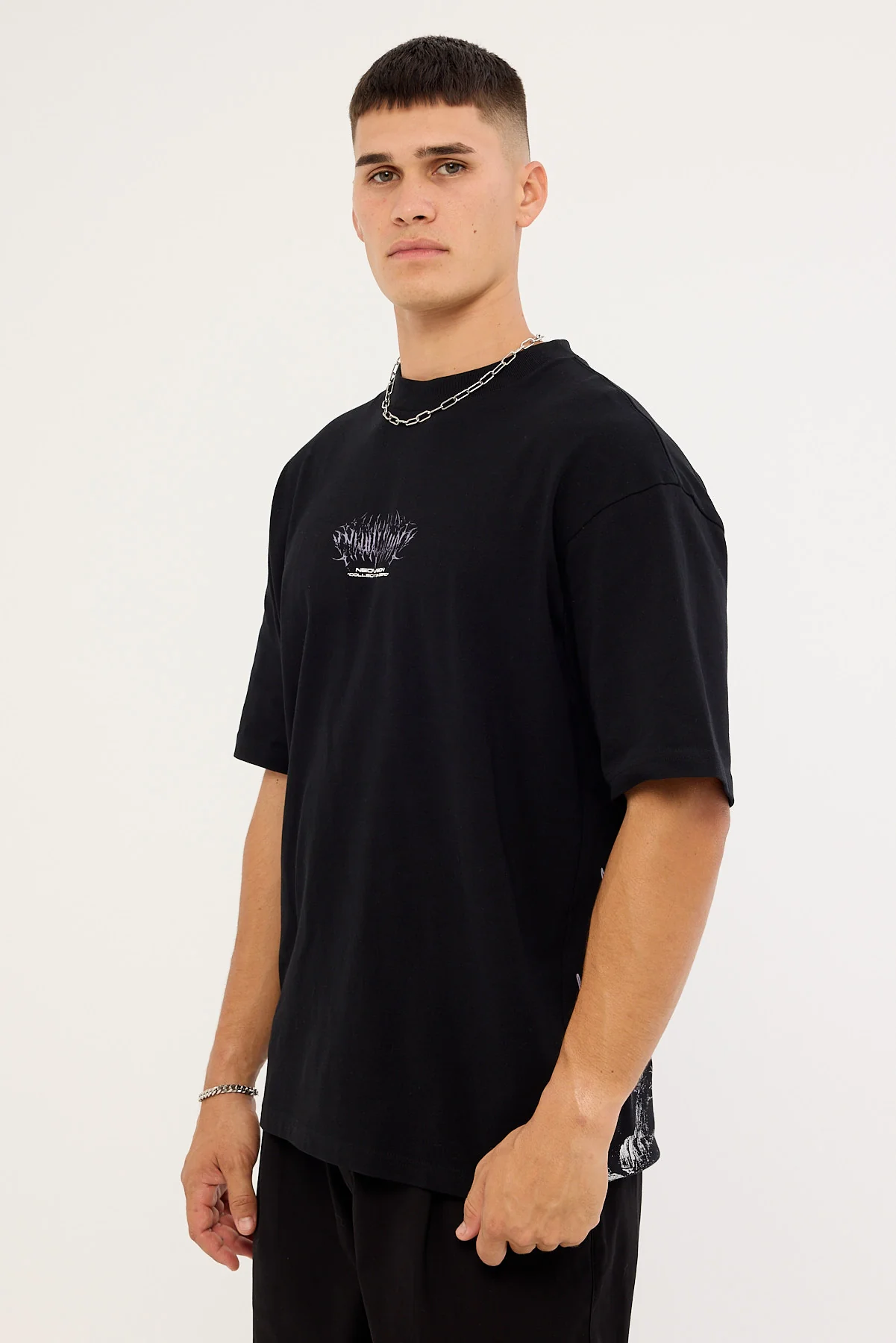 Neovision Dire Oversize Super Heavy Tee Black - Image 5