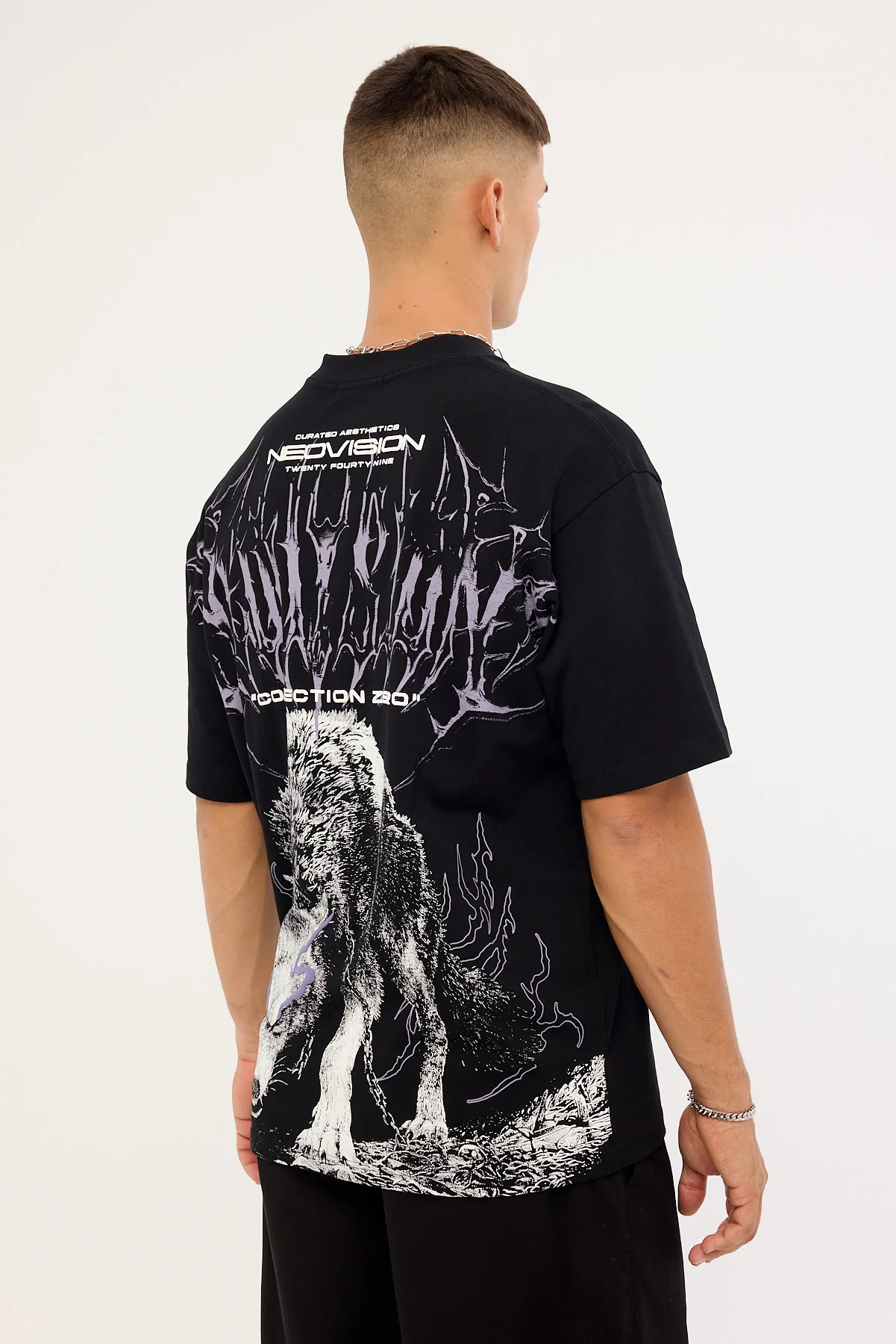 Neovision Dire Oversize Super Heavy Tee Black - Image 6