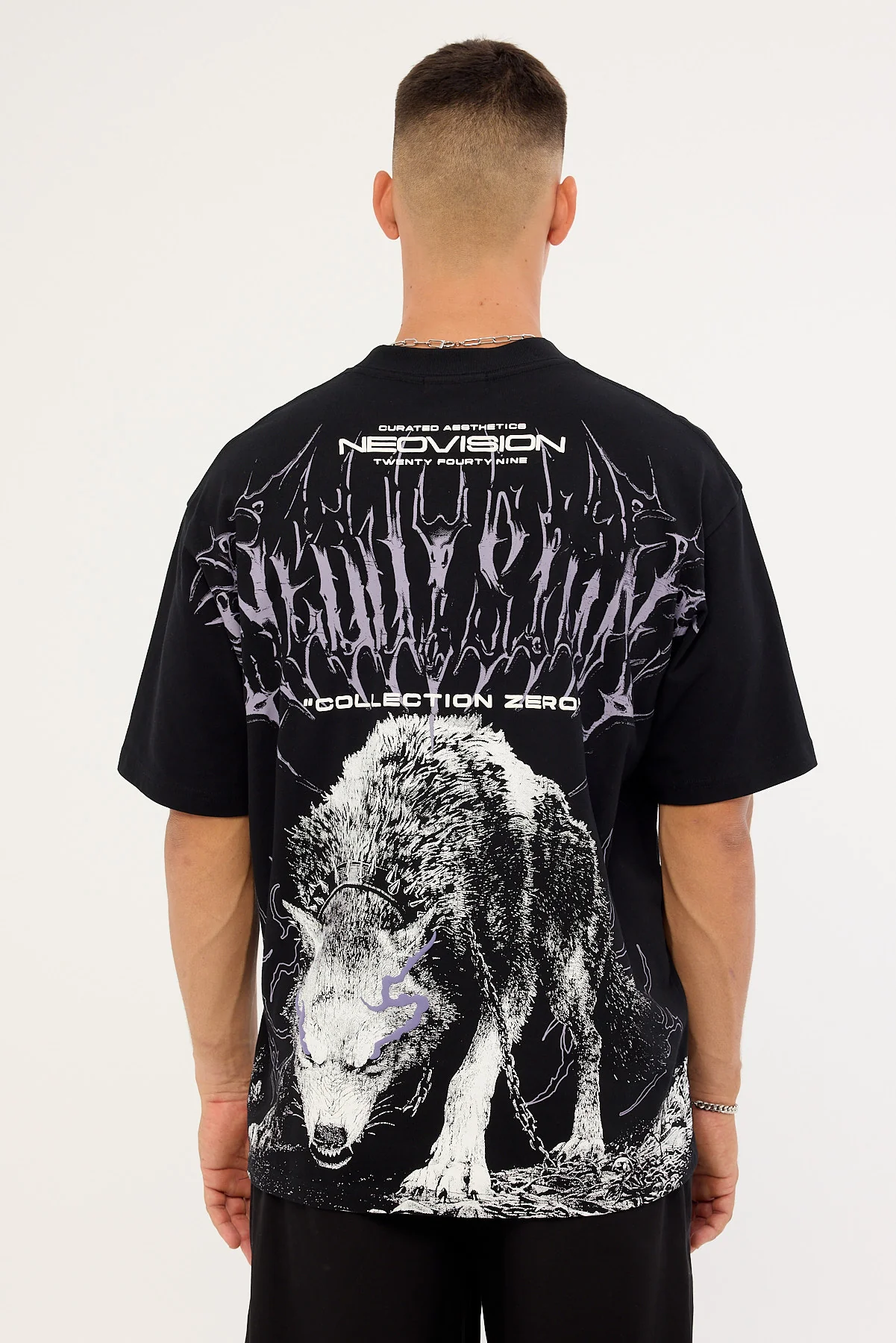 Neovision Dire Oversize Super Heavy Tee Black - Image 7