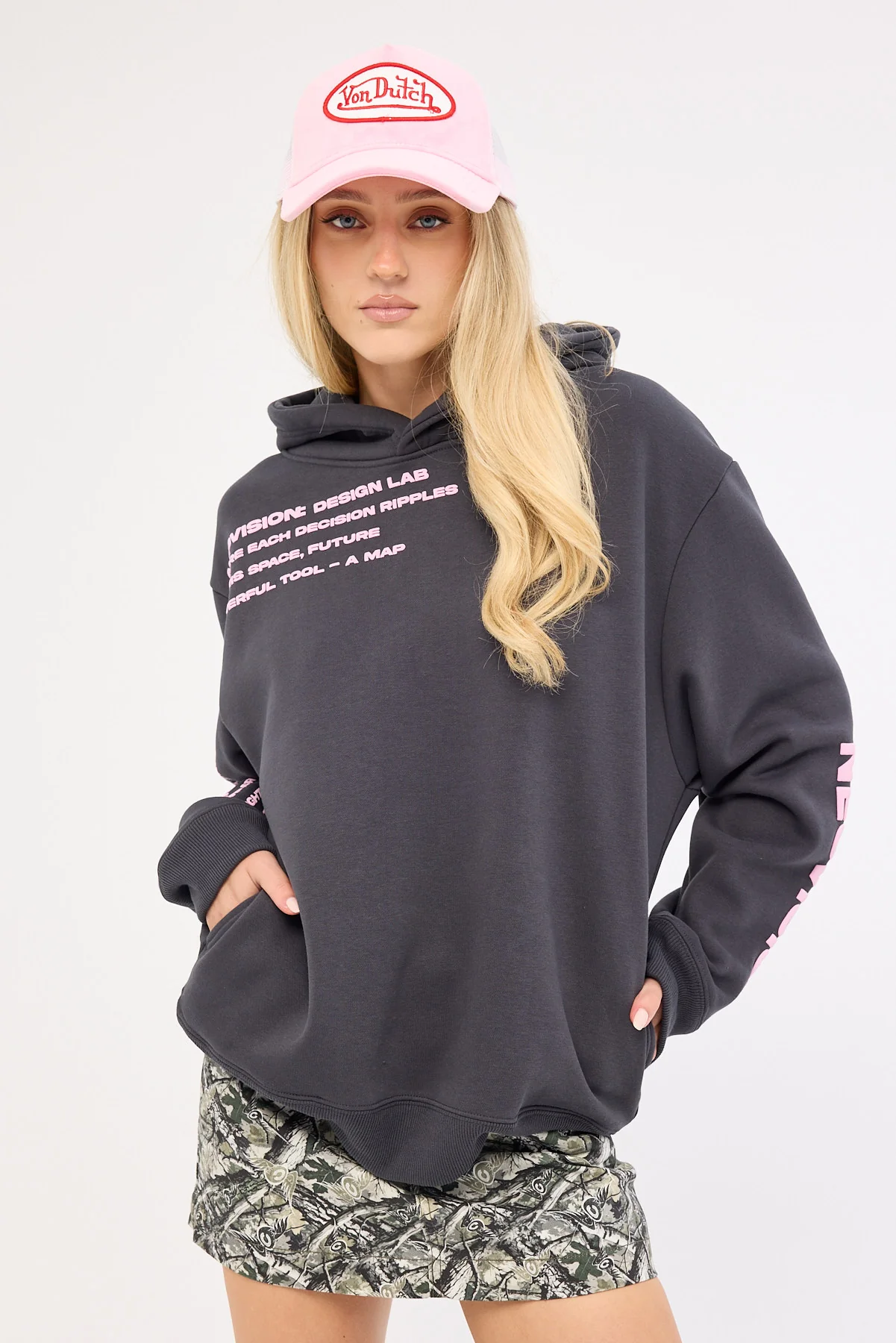 Neovision Distopia Relaxed Hoodie Sunfade Black - Image 3