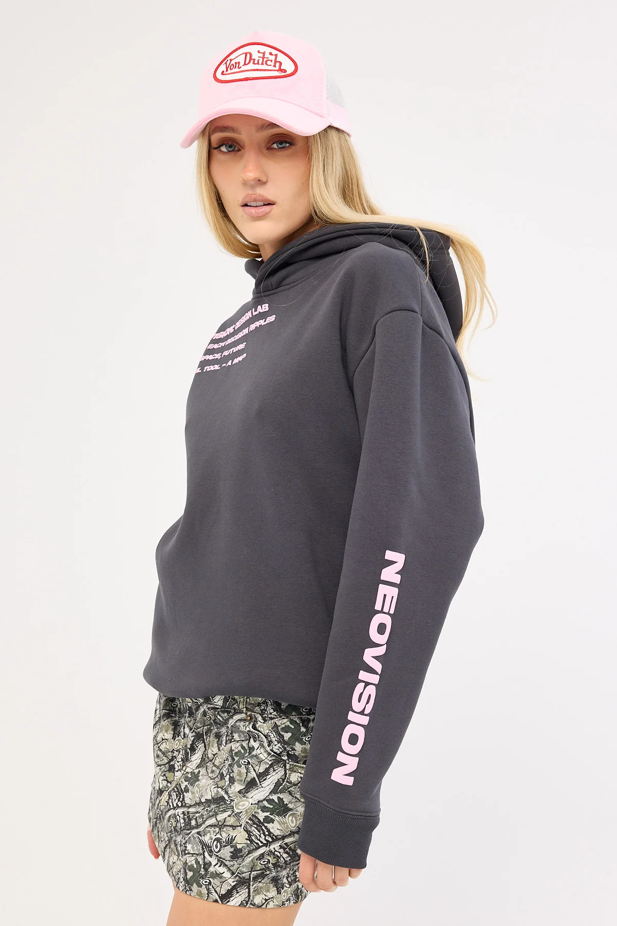 Neovision Distopia Relaxed Hoodie Sunfade Black - Image 4