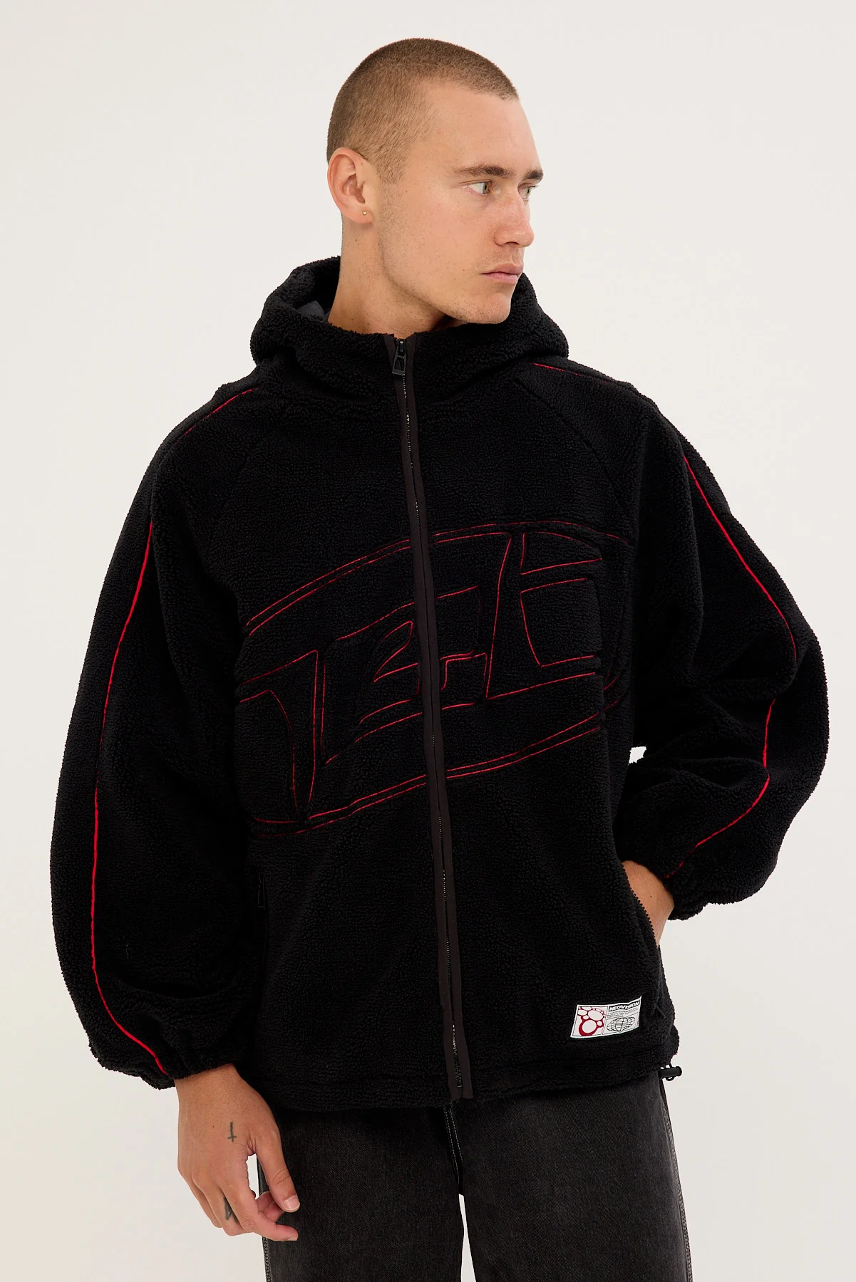 Neovision Dominion Hooded Sherpa Jacket Black