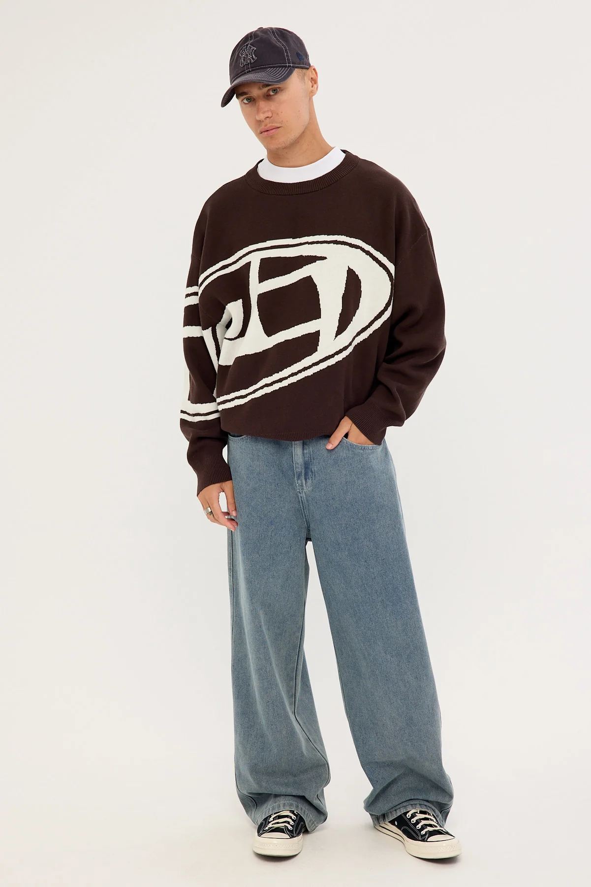 Neovision Dominion Knit Sweater Coffee Brown - Image 2