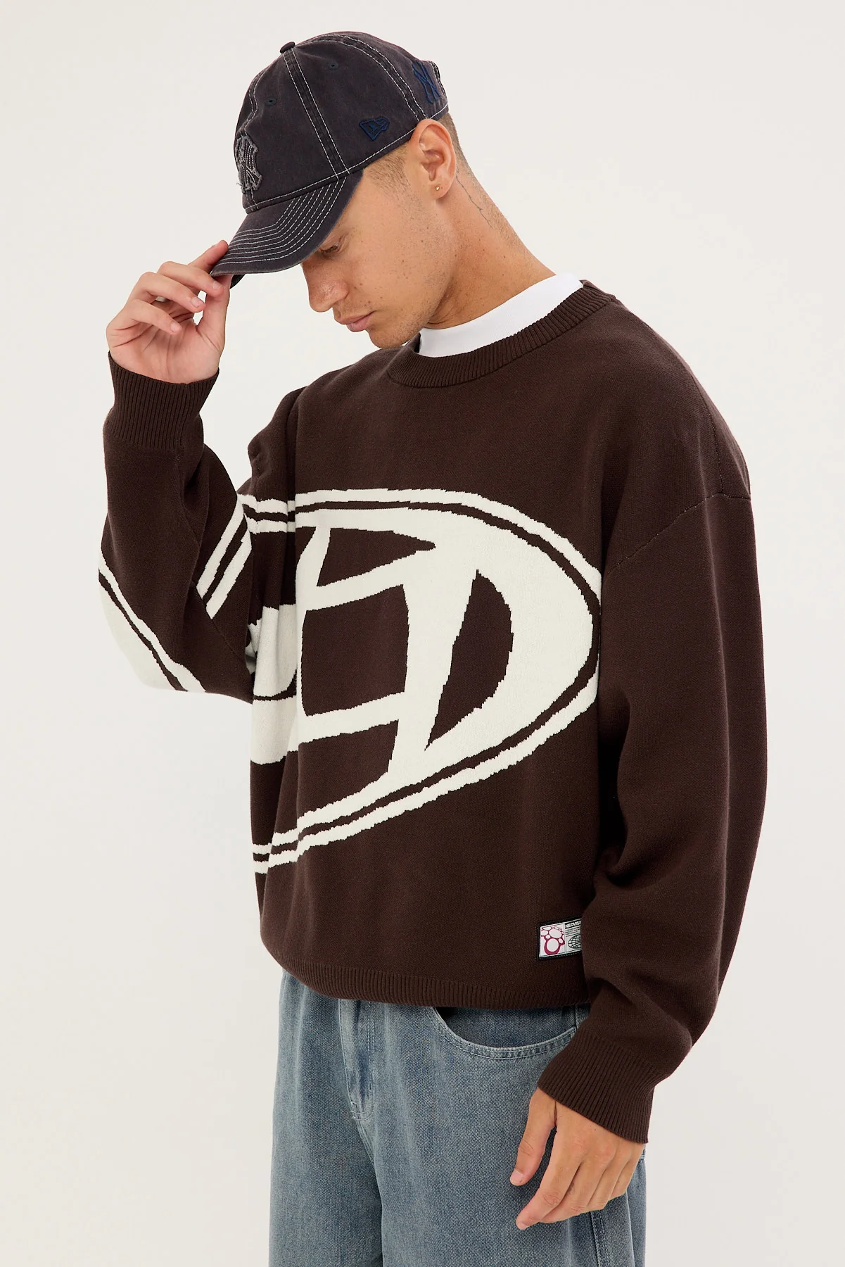 Neovision Dominion Knit Sweater Coffee Brown - Image 4