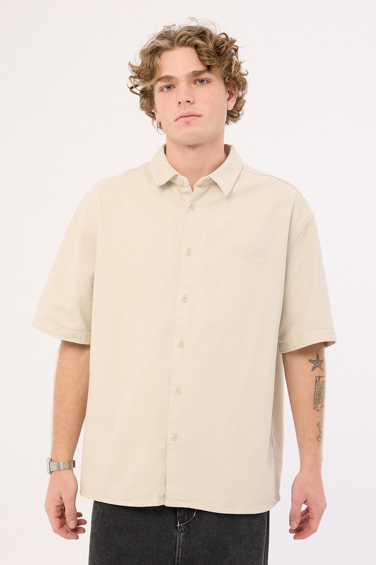 Neovision Dominion Oversize Shirt Stone - Image 2