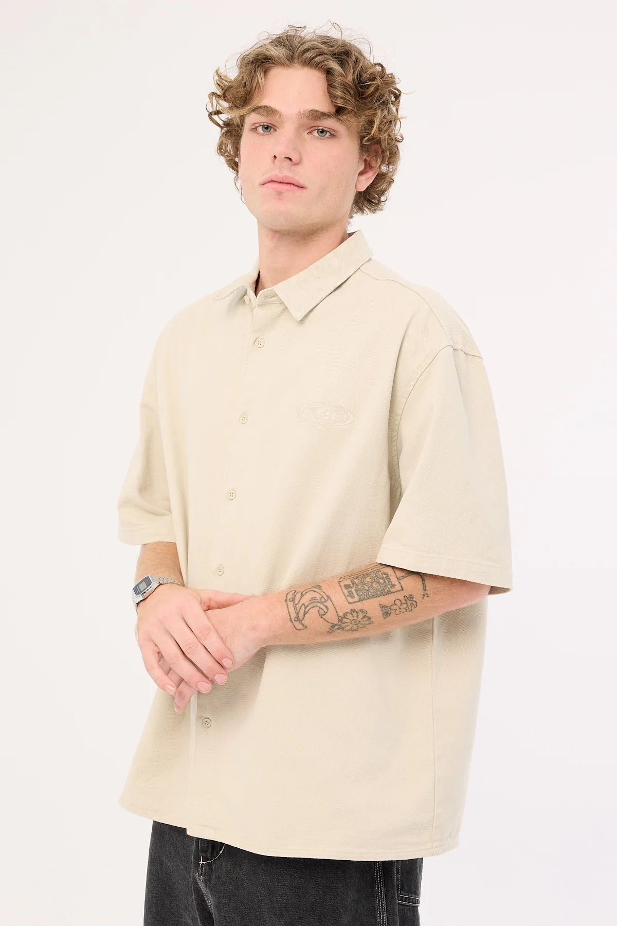 Neovision Dominion Oversize Shirt Stone - Image 5