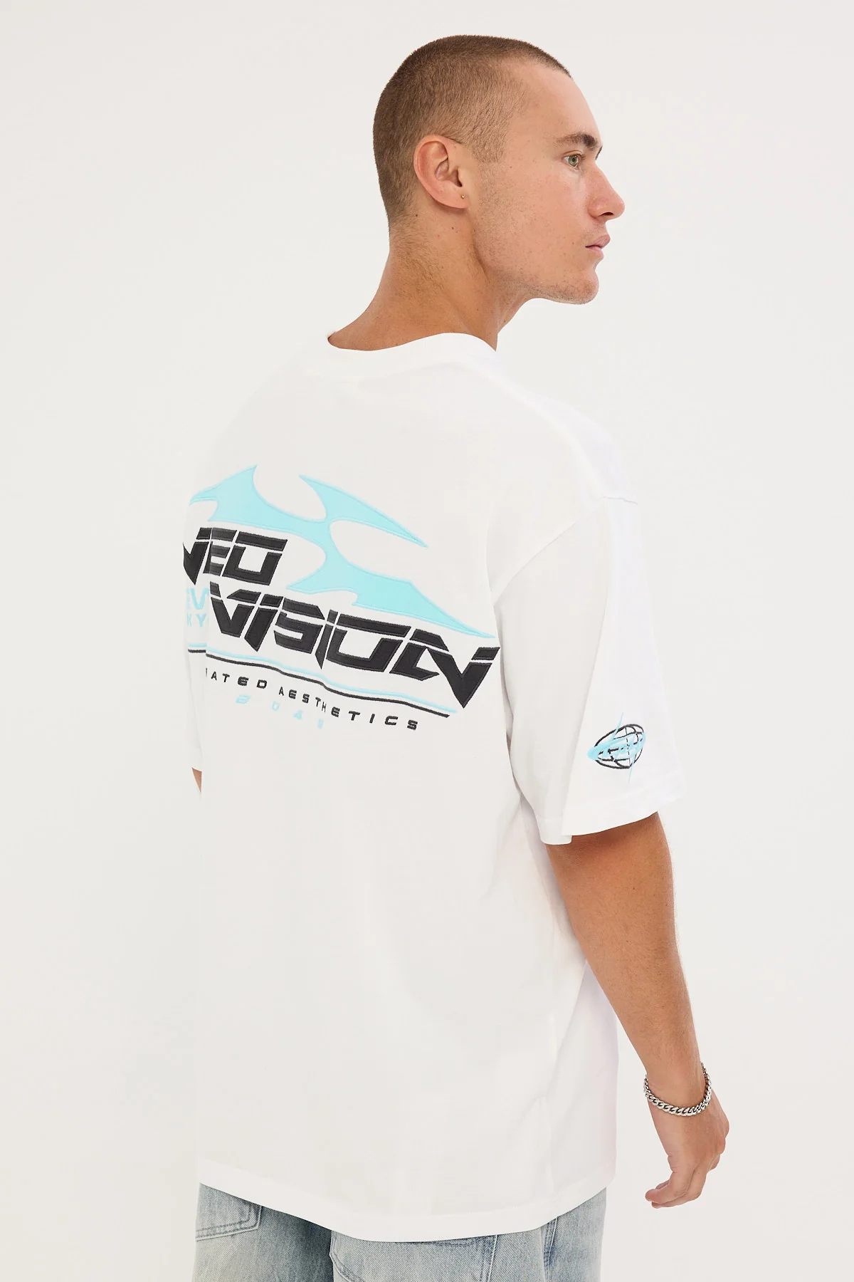 Neovision Drifter Oversize Super Heavy Tee White - Image 6