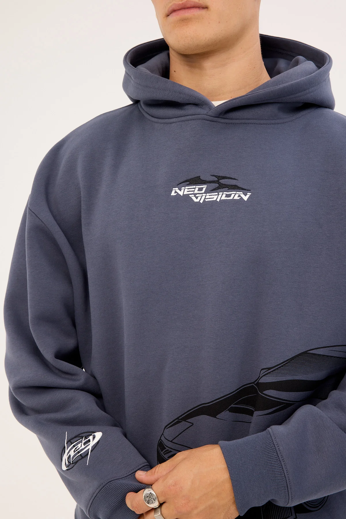 Neovision Drifter Street Hoodie Steel - Image 4