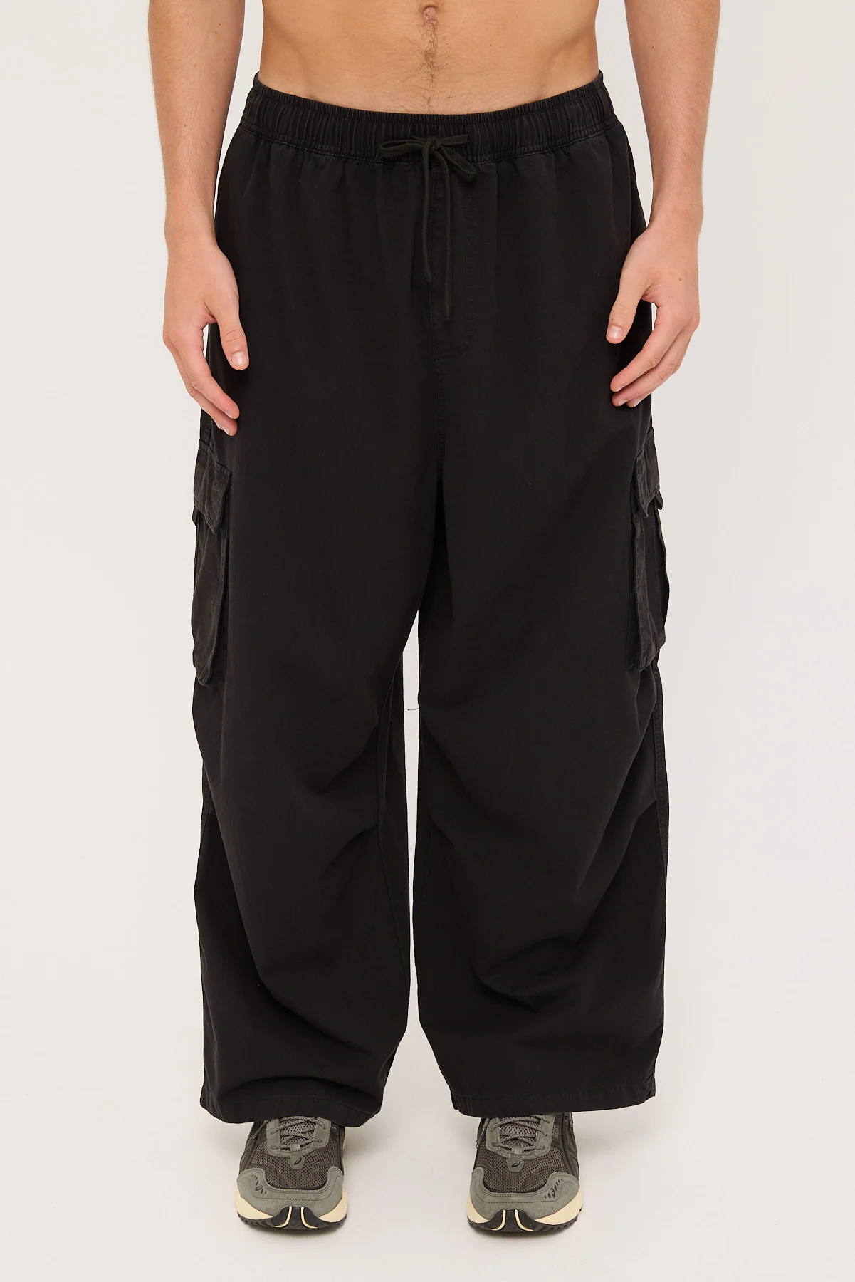 Neovision Dune Baggy Cargo Pant Washed Black - Image 8