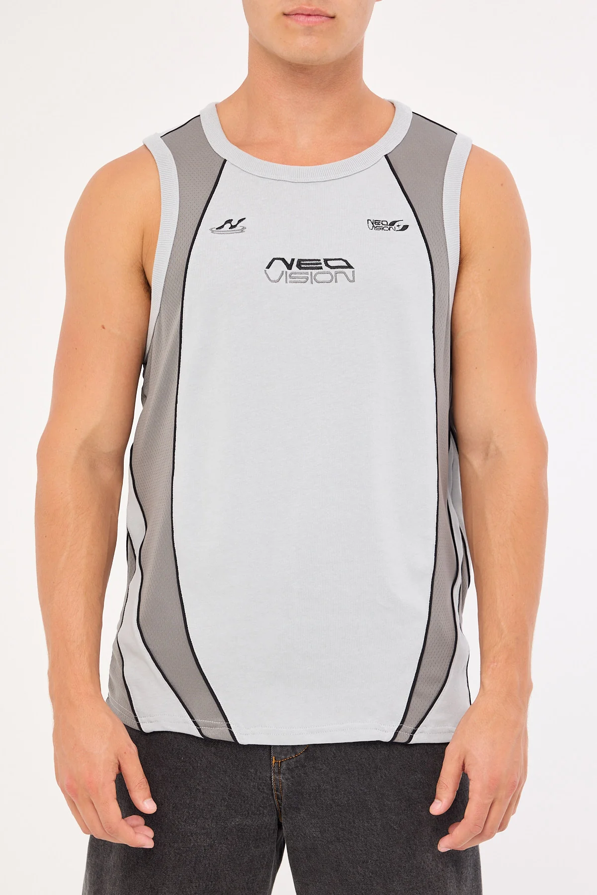 Neovision Echelon Loose Singlet Tank Grey - Image 10