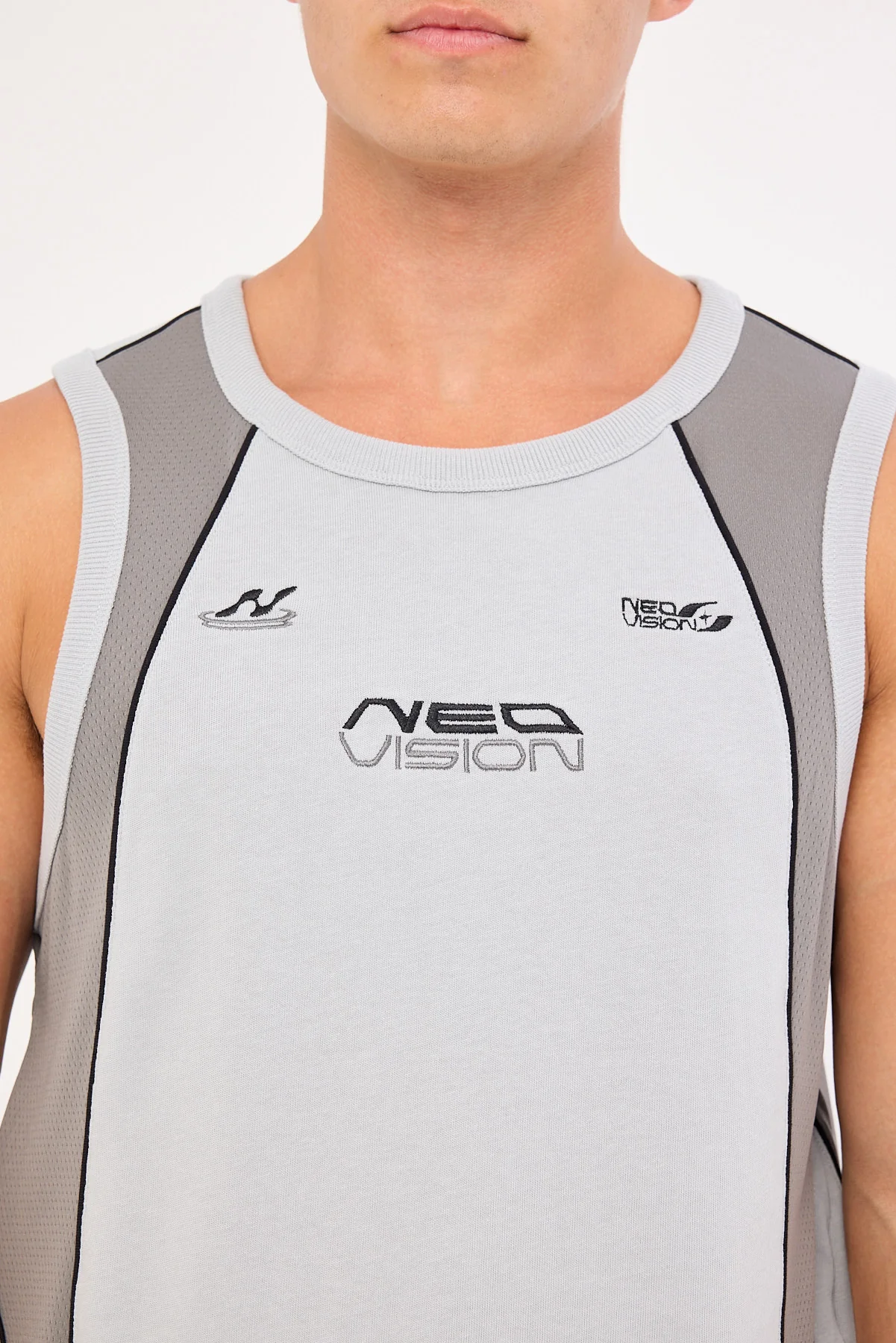 Neovision Echelon Loose Singlet Tank Grey - Image 9