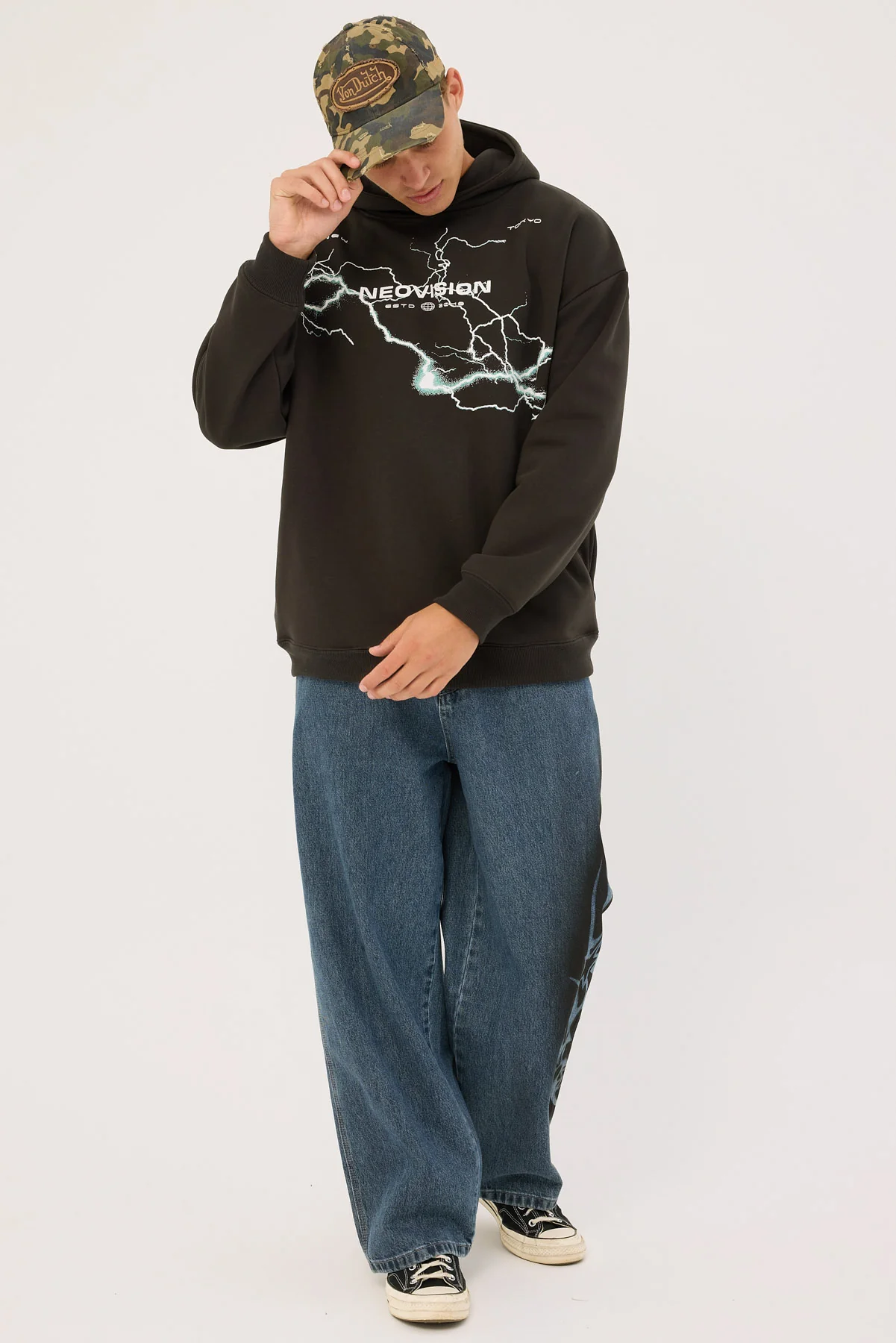 Neovision Electro Street Hoodie Black - Image 2
