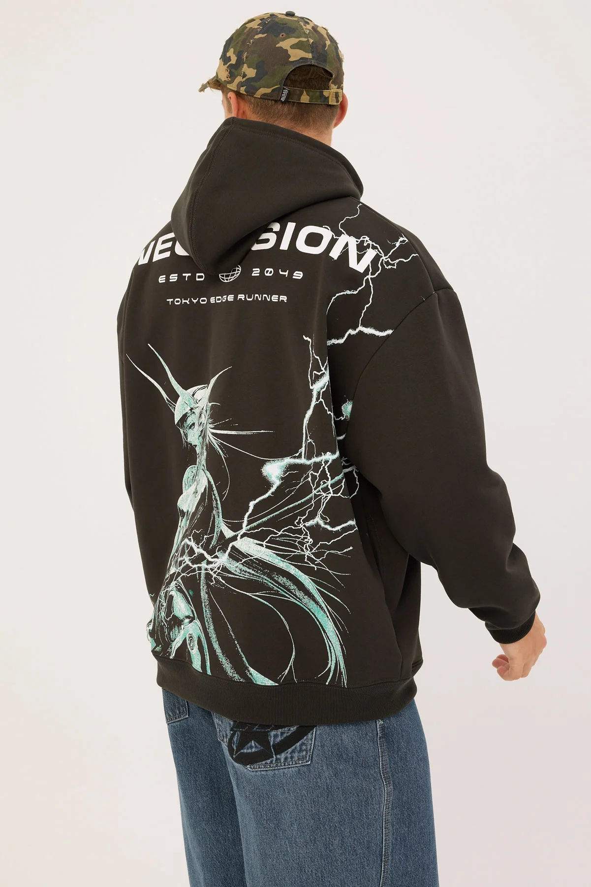 Neovision Electro Street Hoodie Black - Image 4
