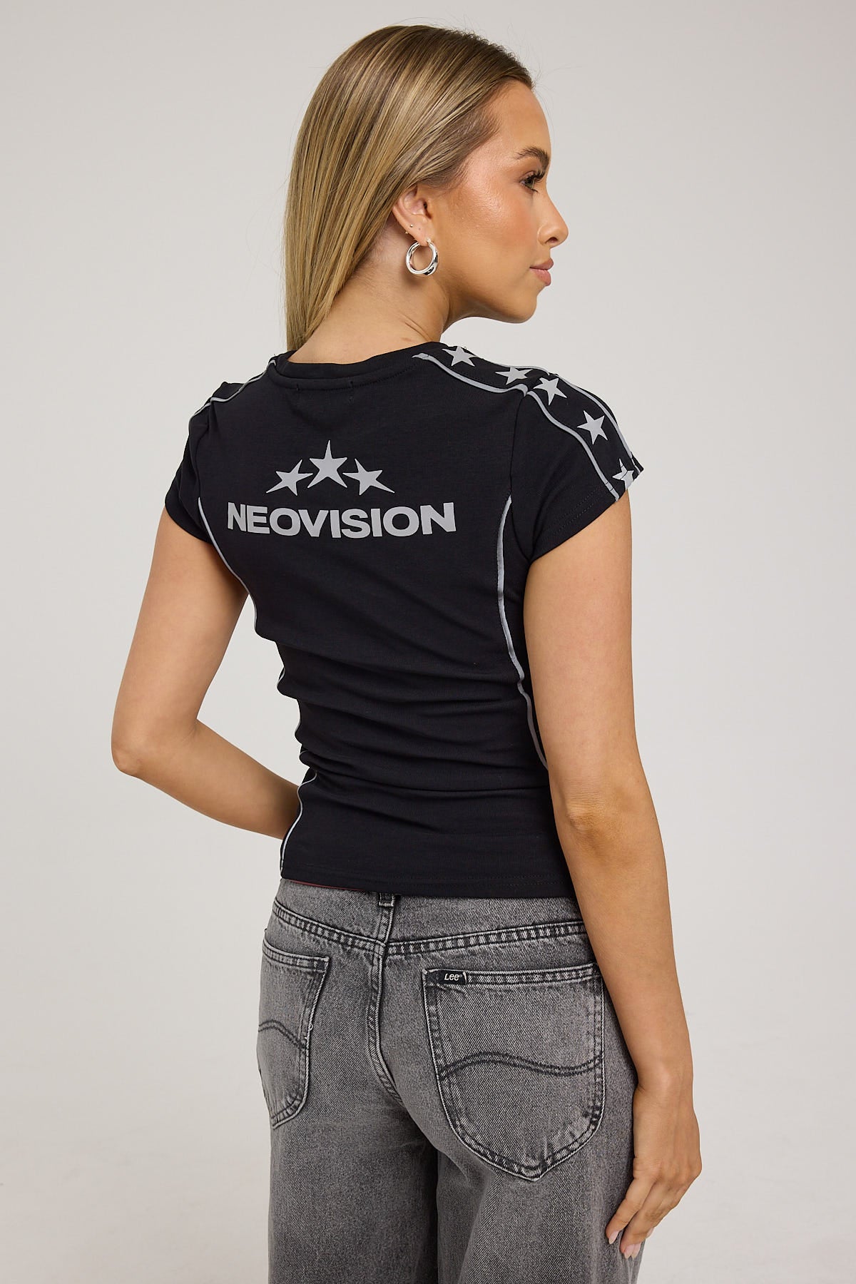 Neovision Empire Baby Tee Black - Image 4