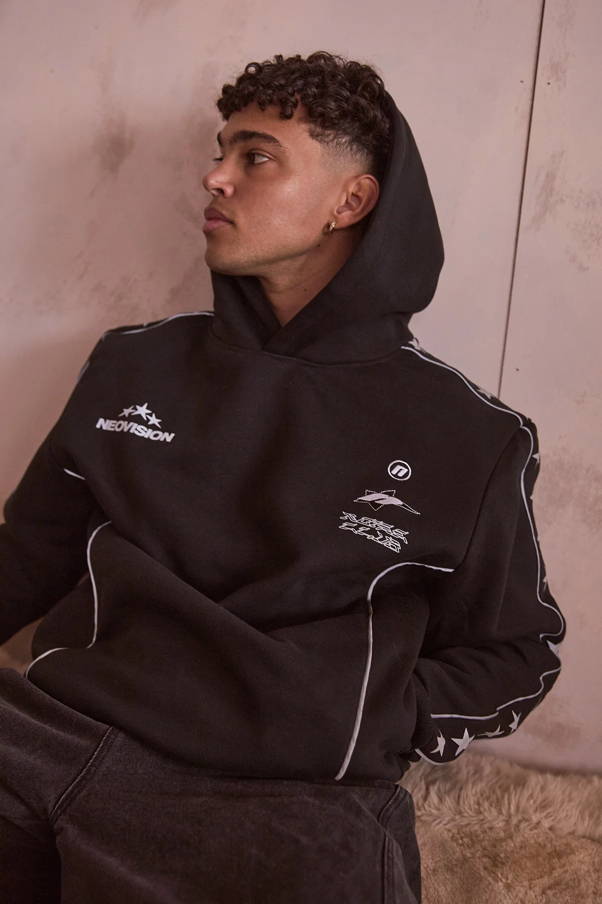 Neovision Empire Relaxed Hoodie Black