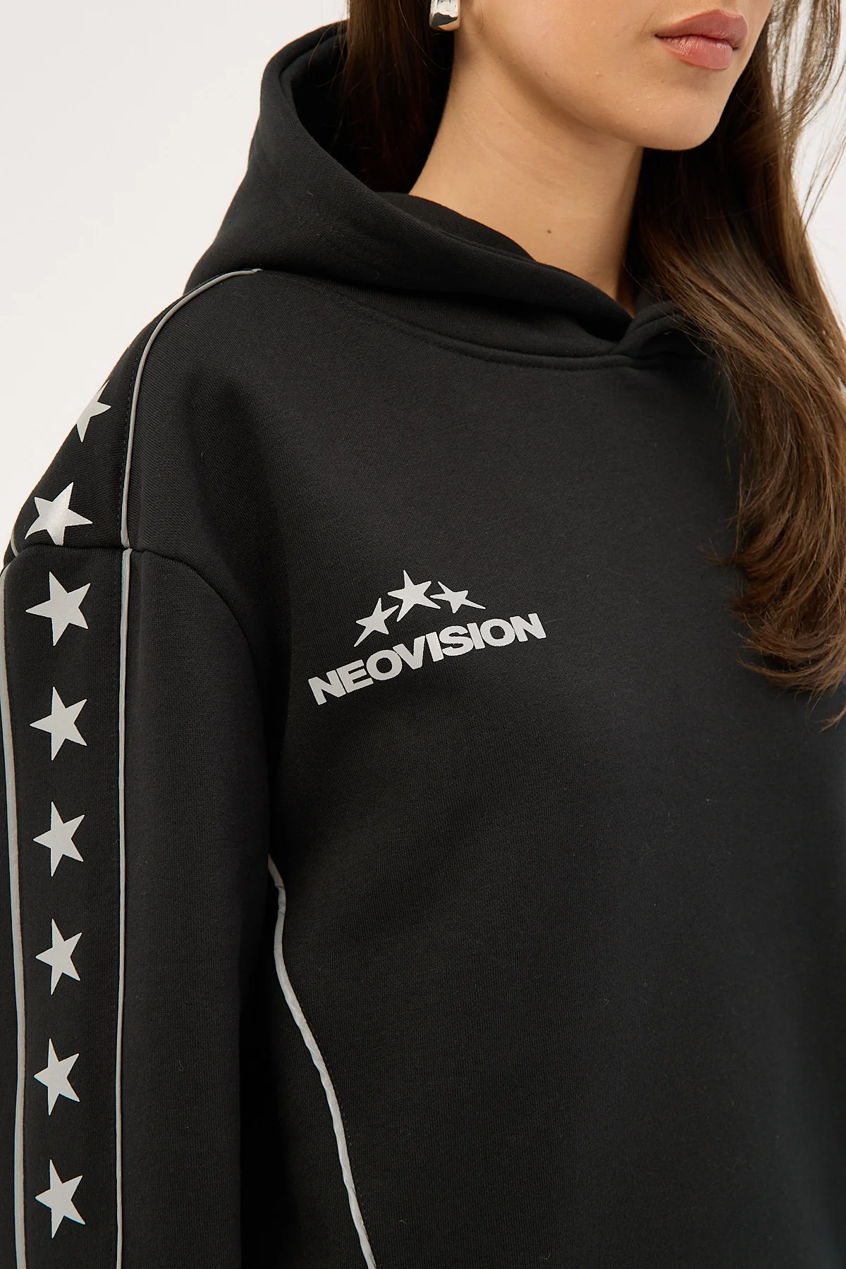 Neovision Empire Relaxed Hoodie Black - Image 10