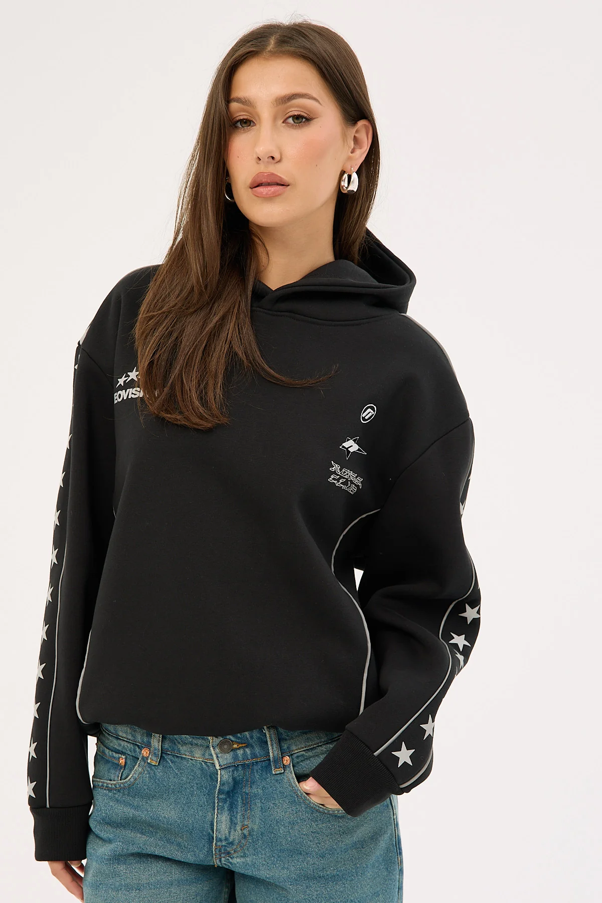 Neovision Empire Relaxed Hoodie Black - Image 2