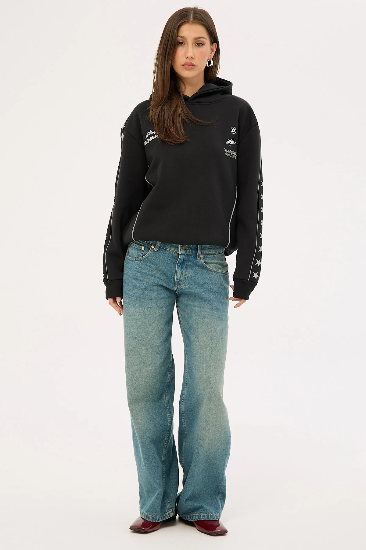 Neovision Empire Relaxed Hoodie Black - Image 5