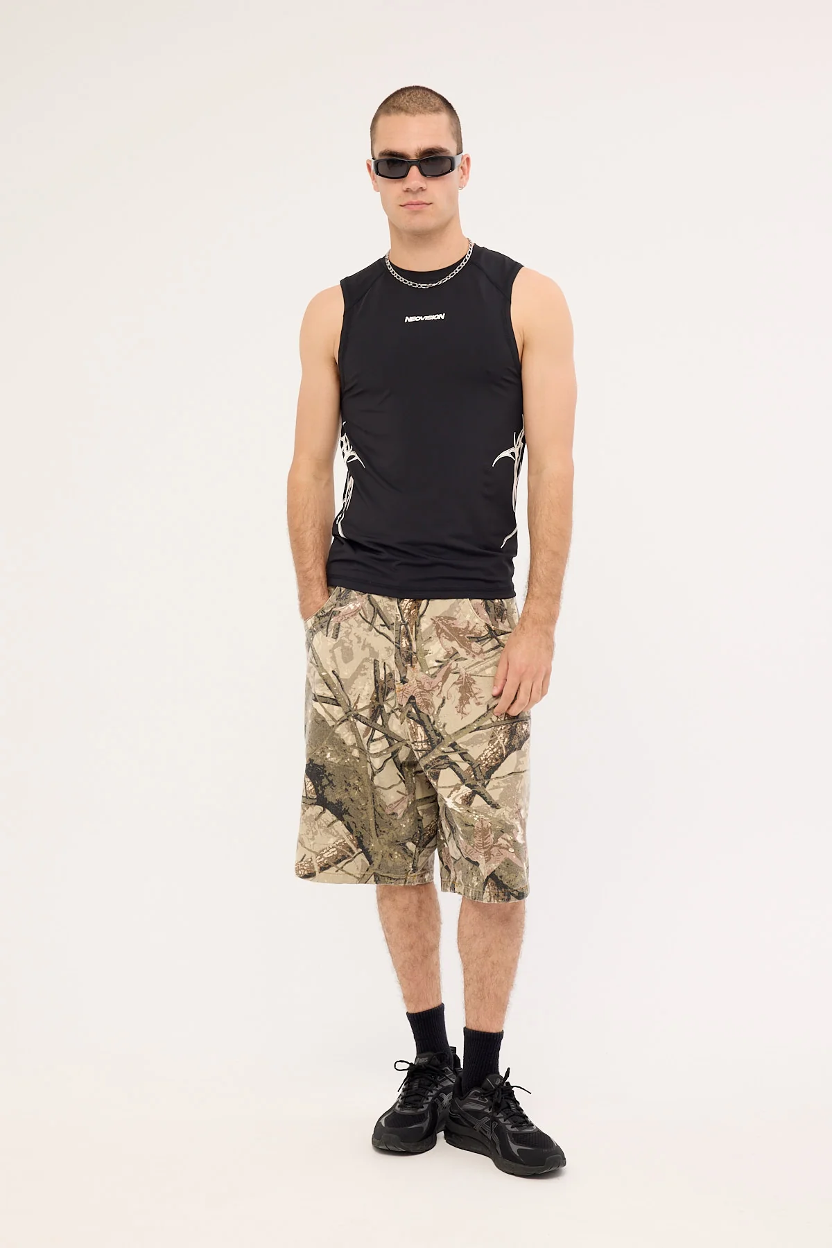 Neovision Encryption Slim Compression Muscle Tank Night Black - Image 2