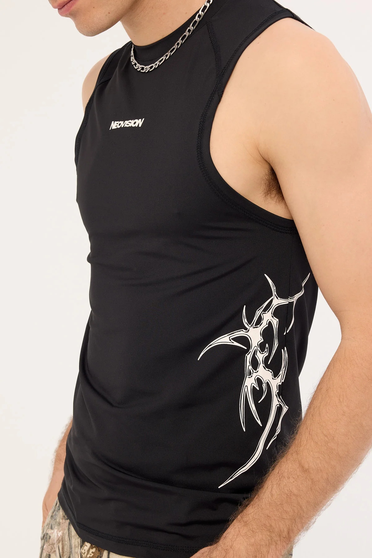 Neovision Encryption Slim Compression Muscle Tank Night Black - Image 3