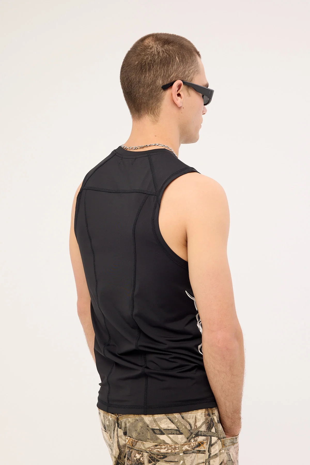 Neovision Encryption Slim Compression Muscle Tank Night Black - Image 5