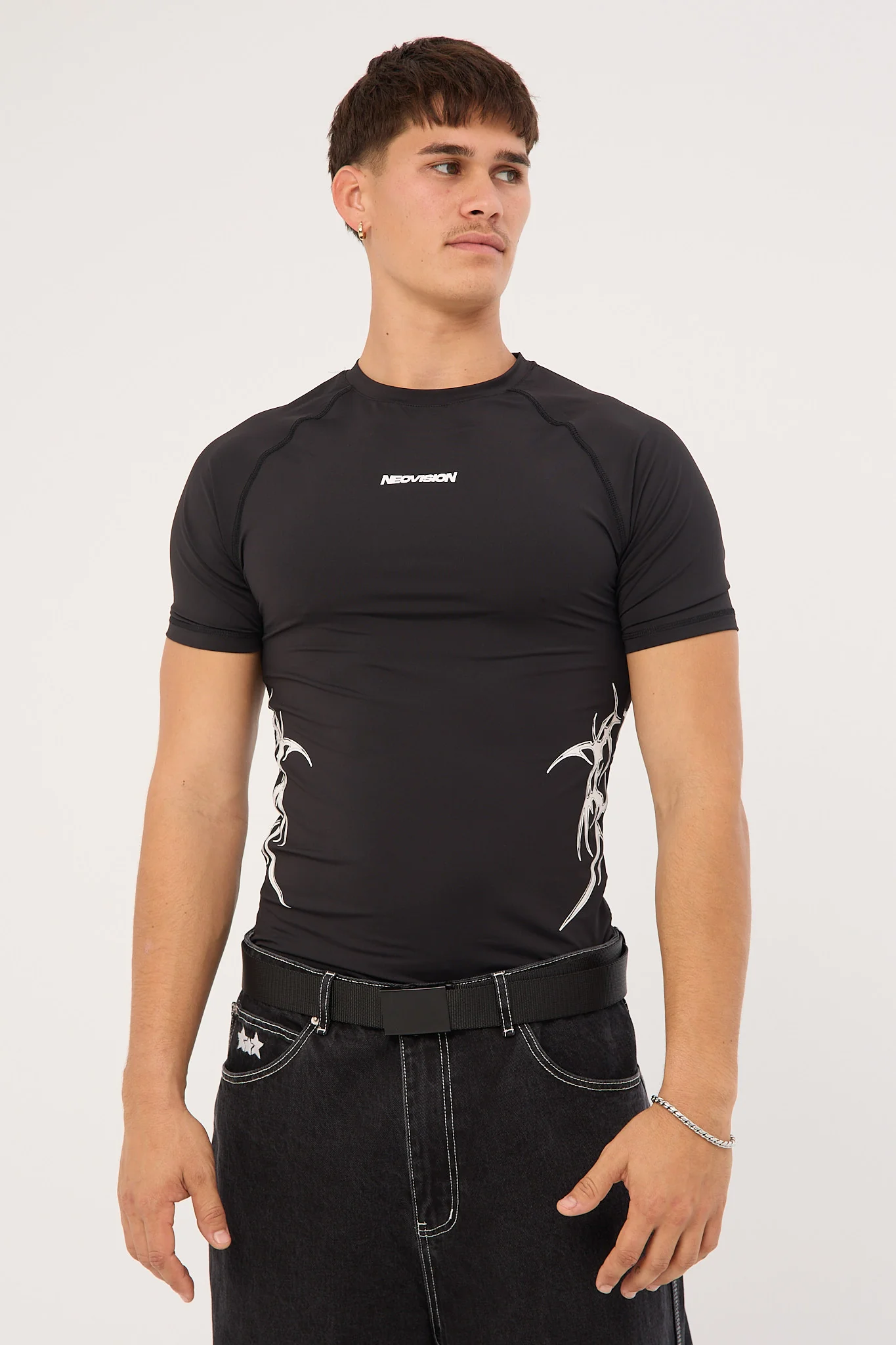 Neovision Encryption Slim Compression Tee Black