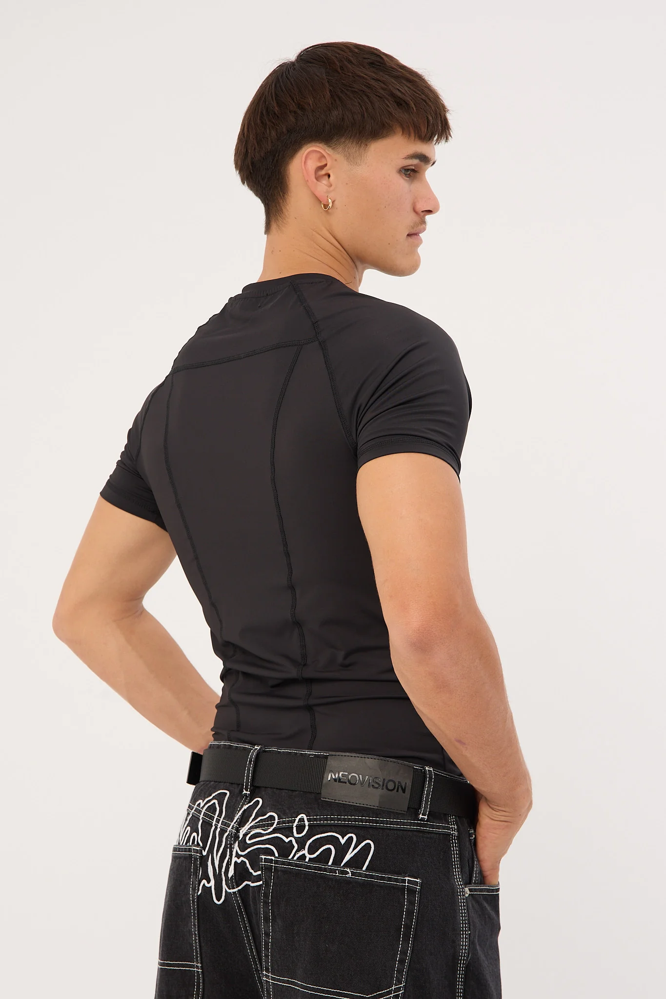 Neovision Encryption Slim Compression Tee Black - Image 5