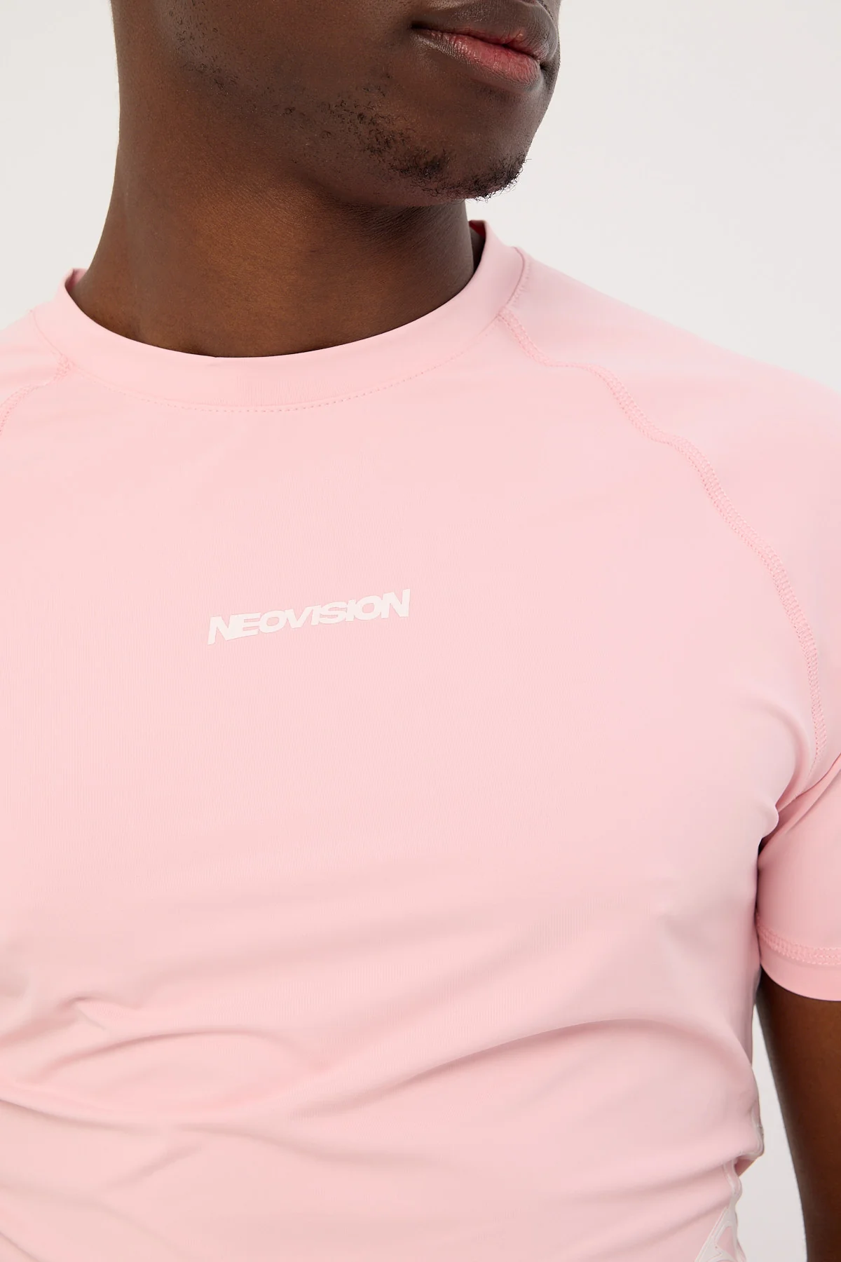 Neovision Encryption Slim Compression Tee Pink - Image 3