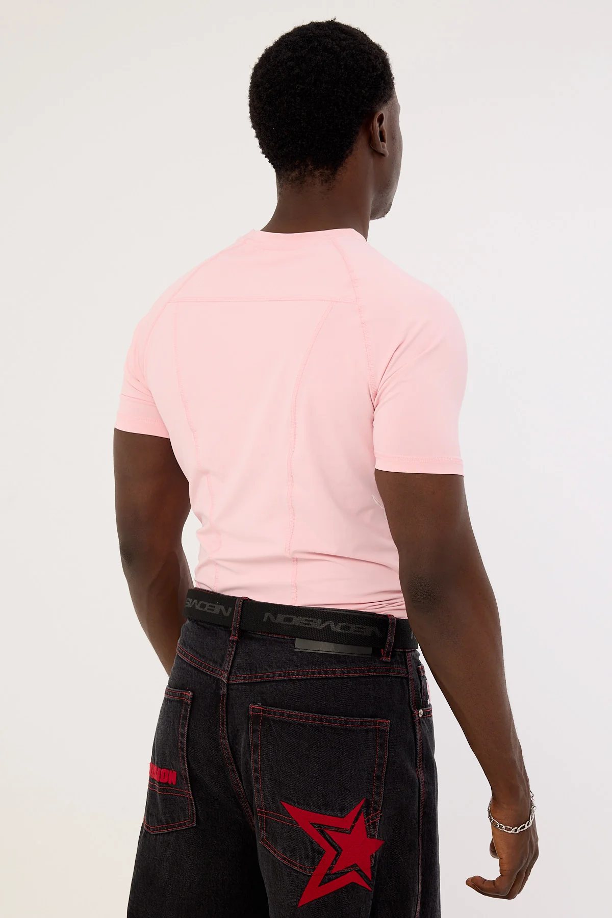 Neovision Encryption Slim Compression Tee Pink - Image 4
