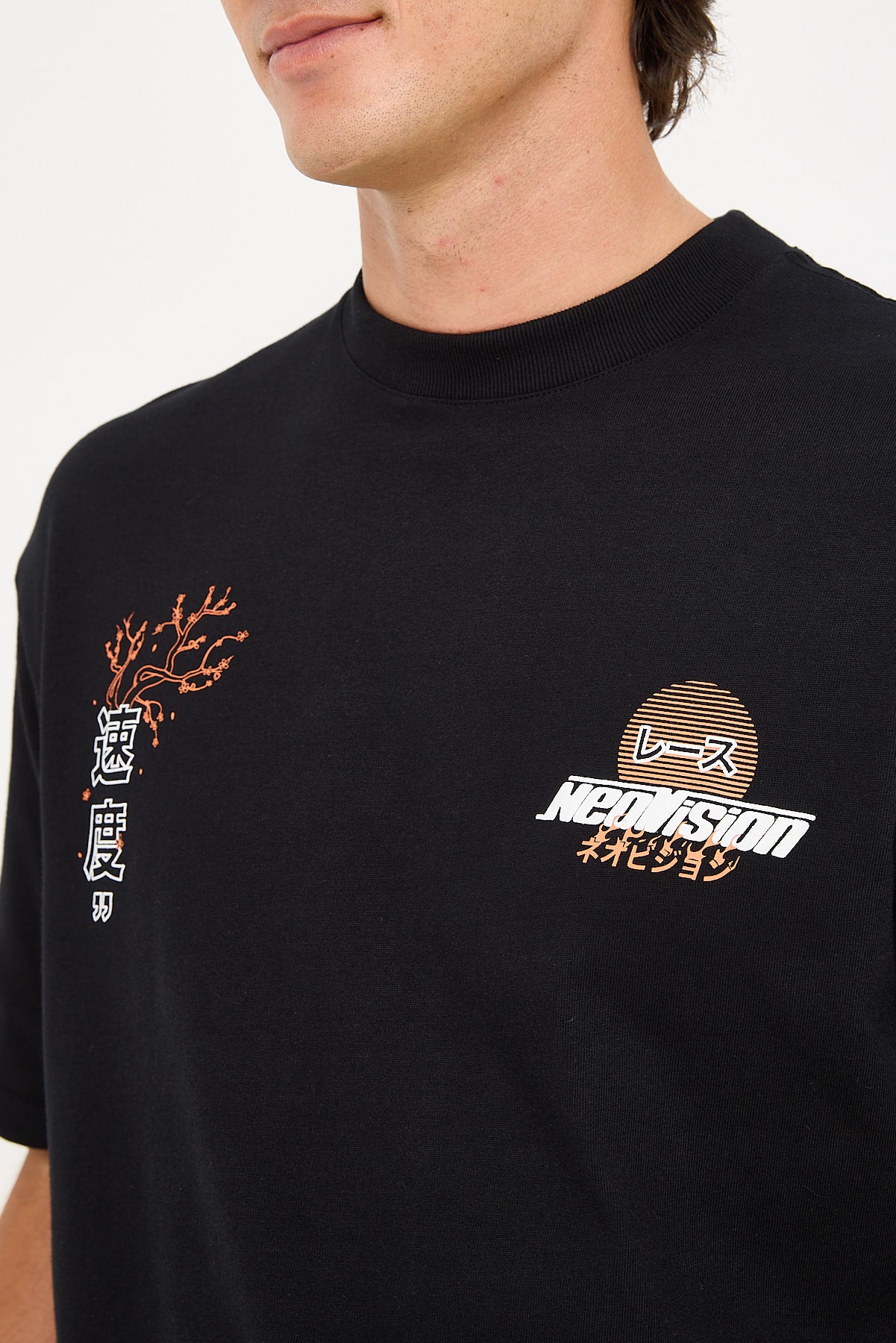 Neovision Enjin Oversized Super Heavy Tee Black - Image 5