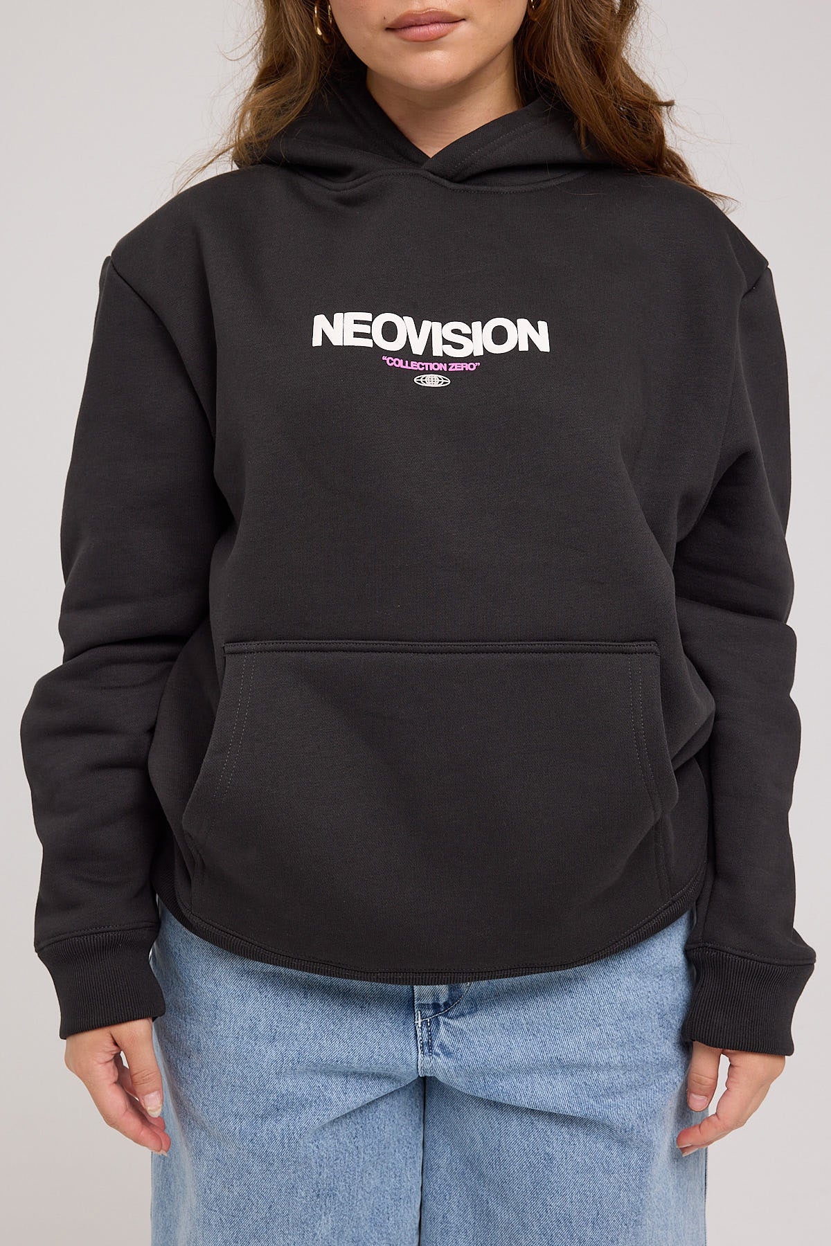 Neovision Exhibit Relaxed Hoodie Black - Image 7