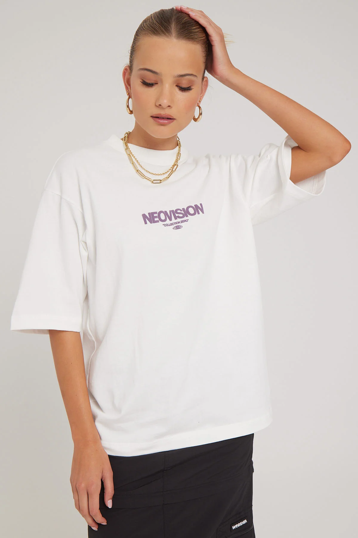 Neovision Exhibit Street Super Heavy Tee White - Image 10