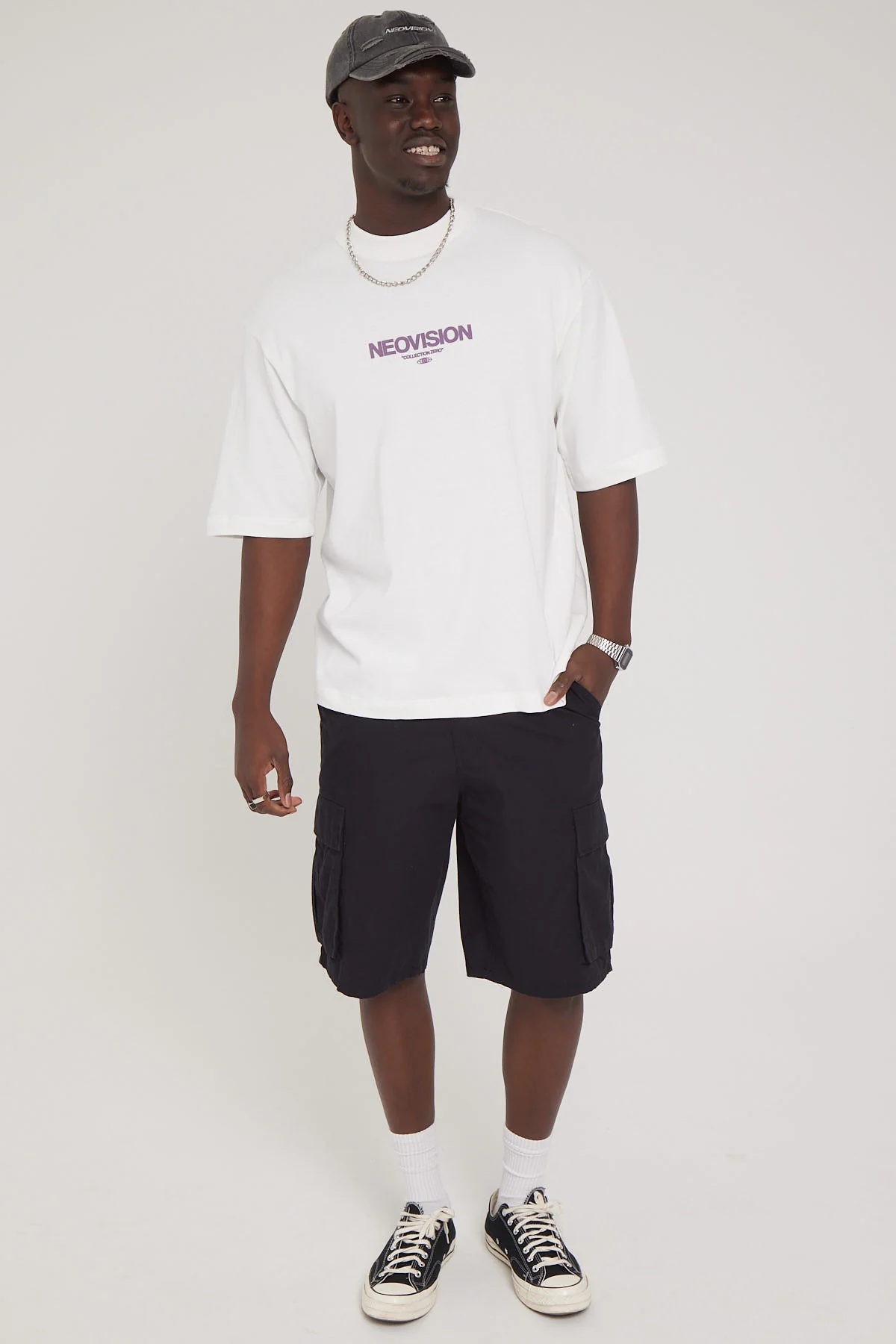 Neovision Exhibit Street Super Heavy Tee White - Image 3