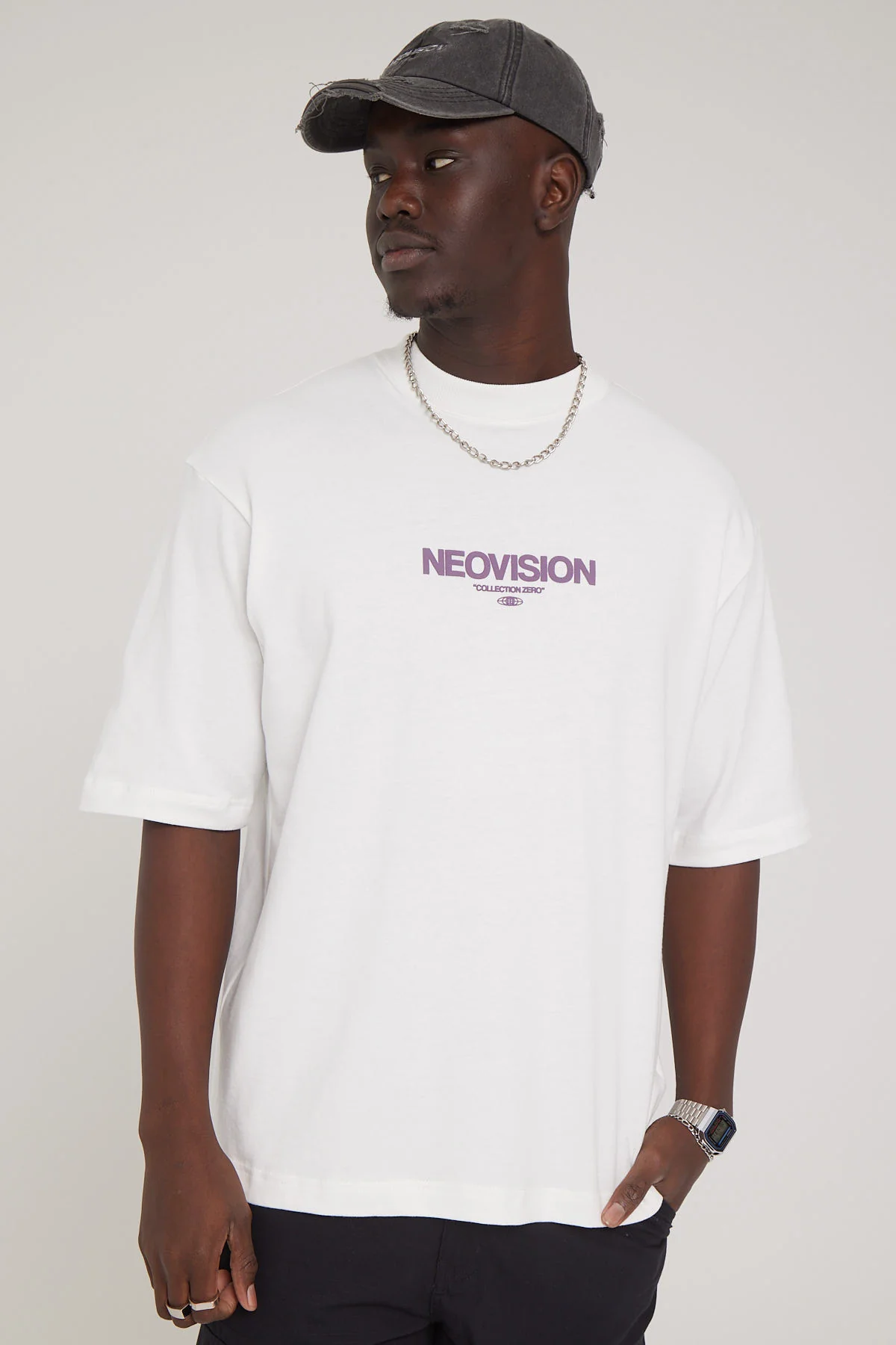 Neovision Exhibit Street Super Heavy Tee White - Image 4
