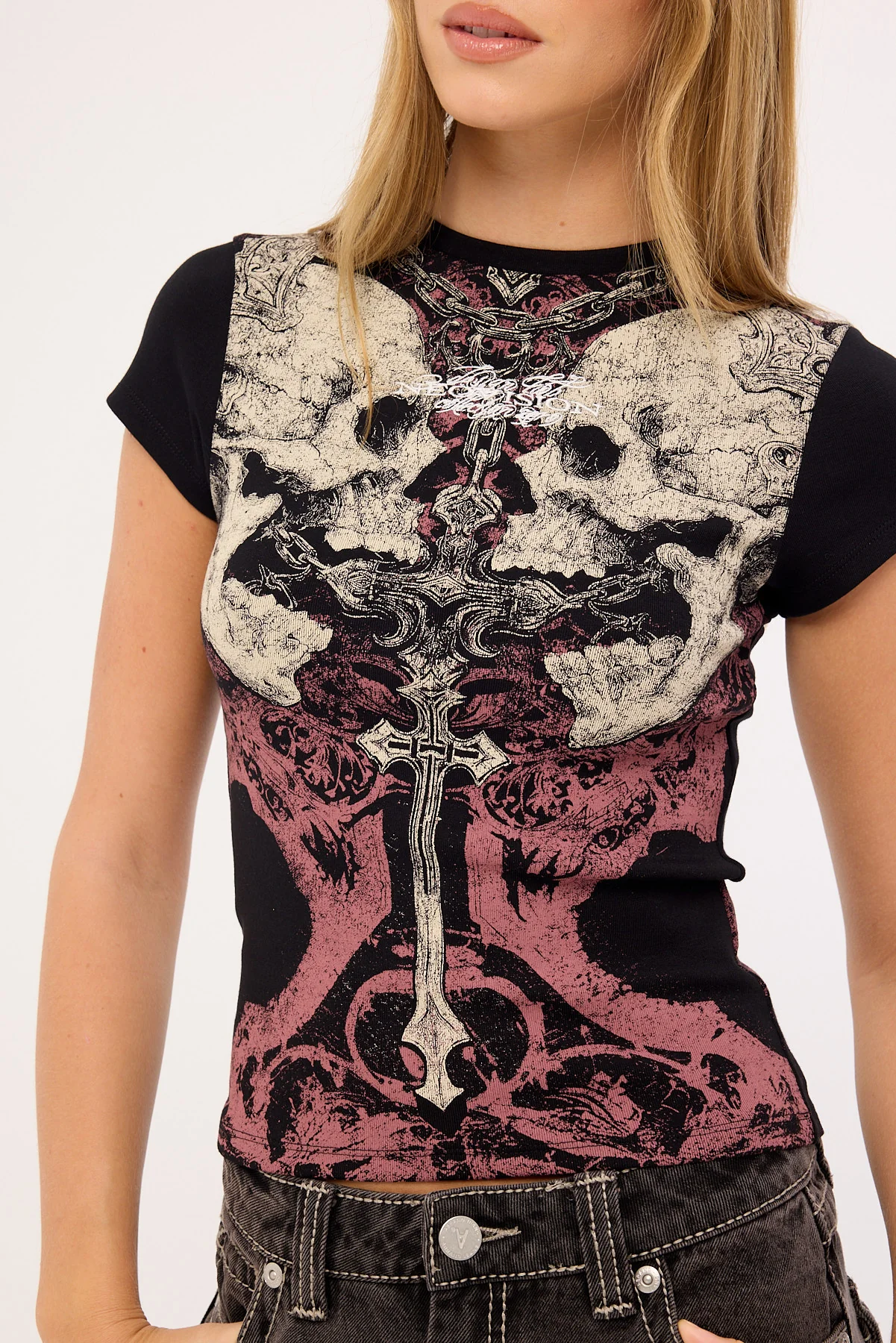 Neovision Exhume Baby Tee Black - Image 6