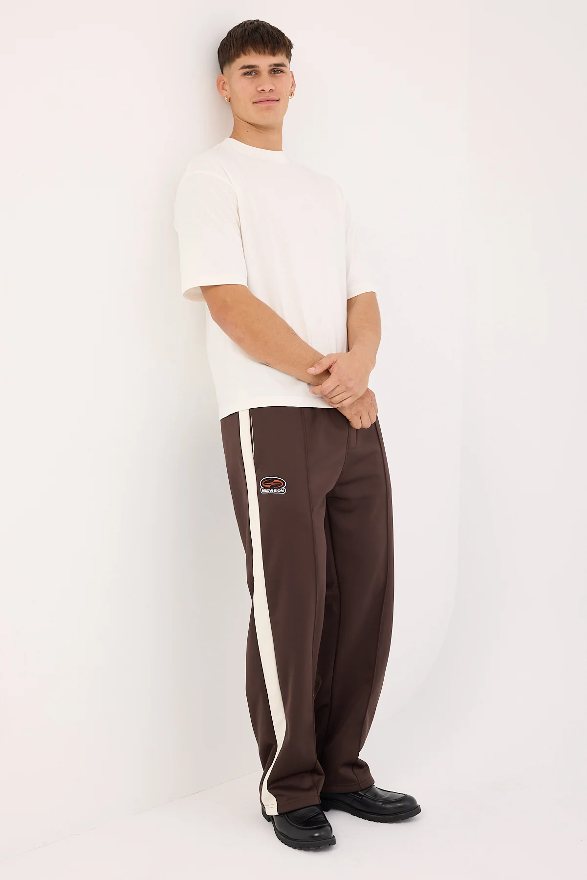 Neovision Fame Tricot Trackpant Brown - Image 2
