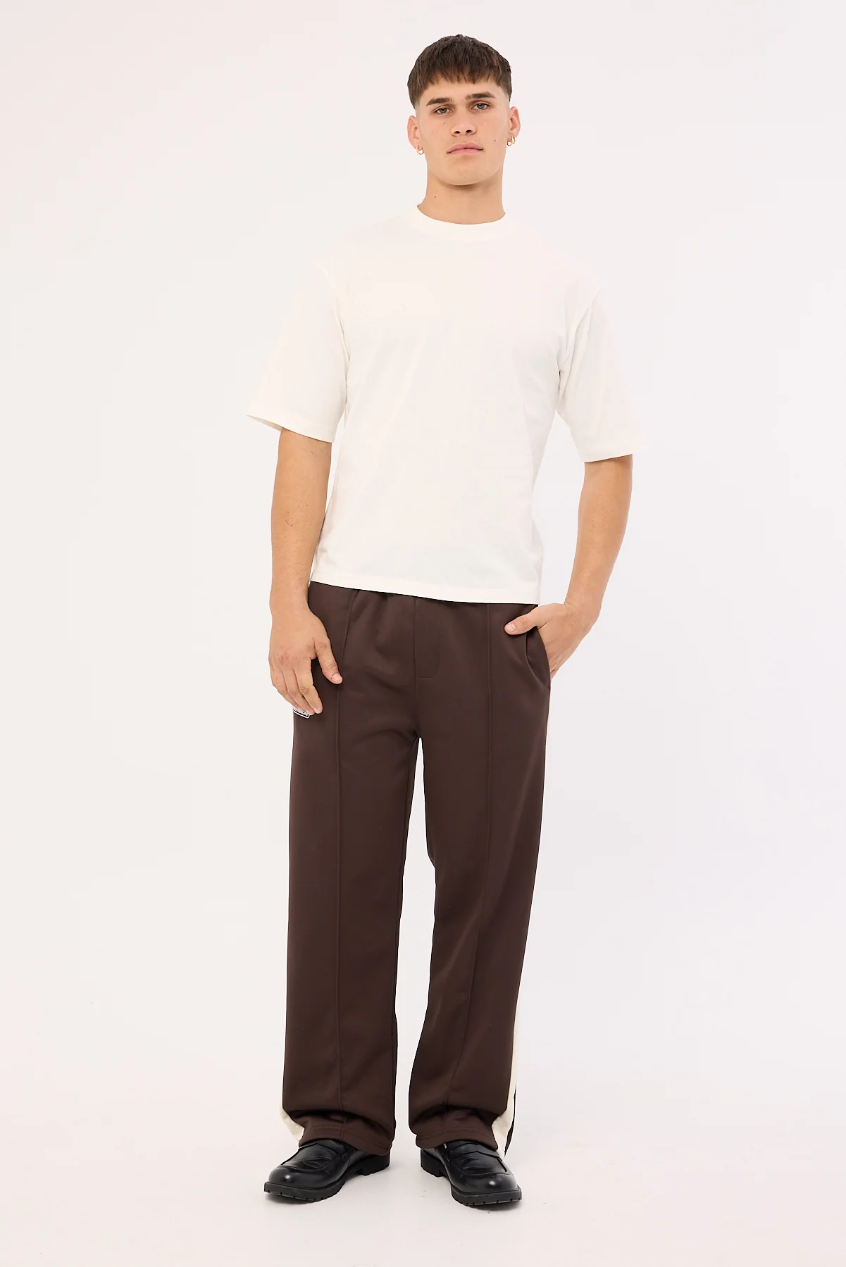 Neovision Fame Tricot Trackpant Brown - Image 3