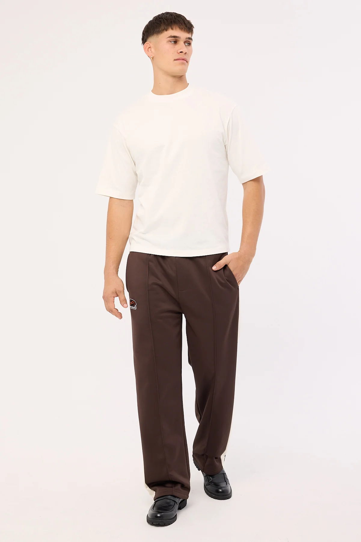 Neovision Fame Tricot Trackpant Brown - Image 4