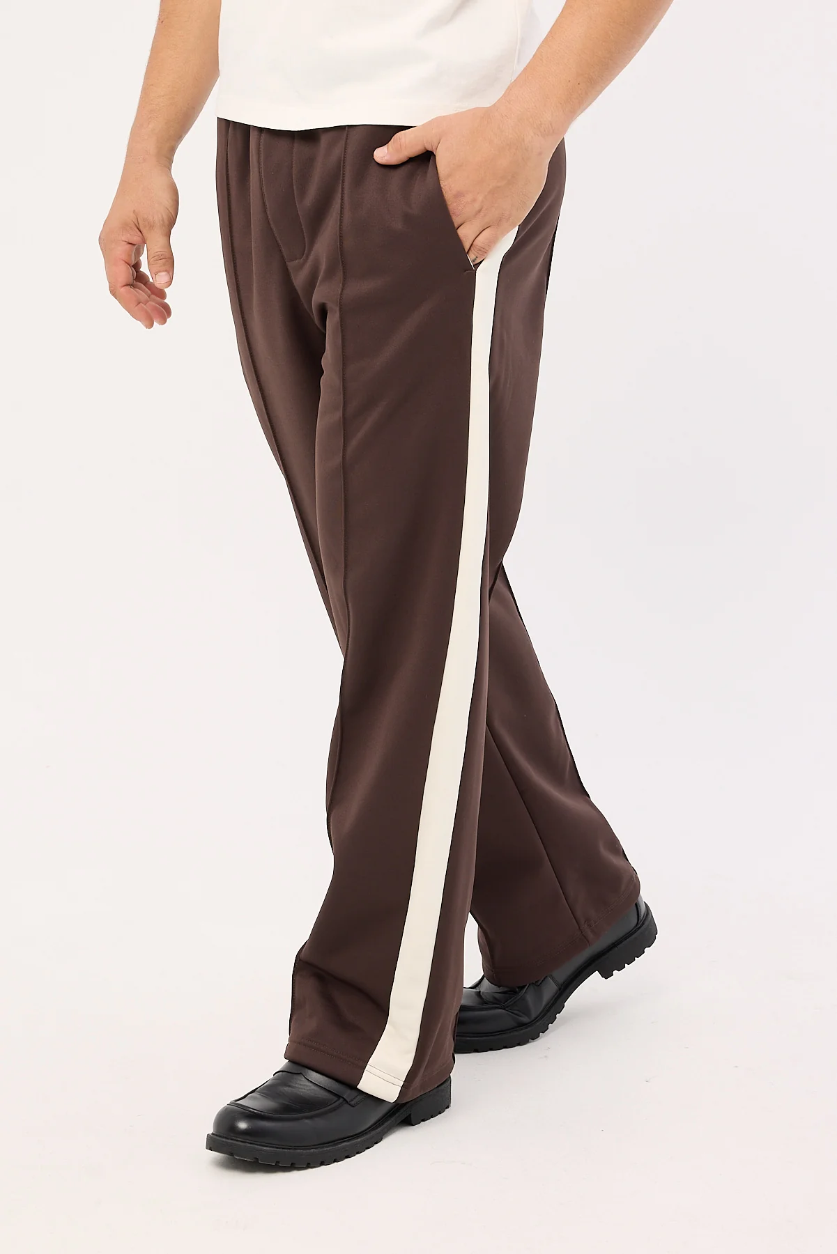 Neovision Fame Tricot Trackpant Brown - Image 7