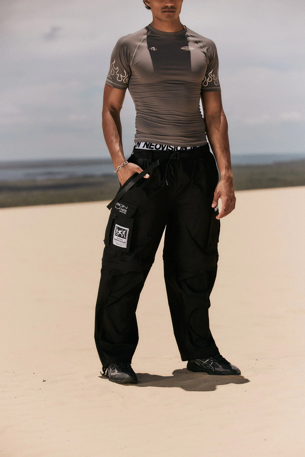 Neovision Firearm Slim Compression Tee Dark Grey
