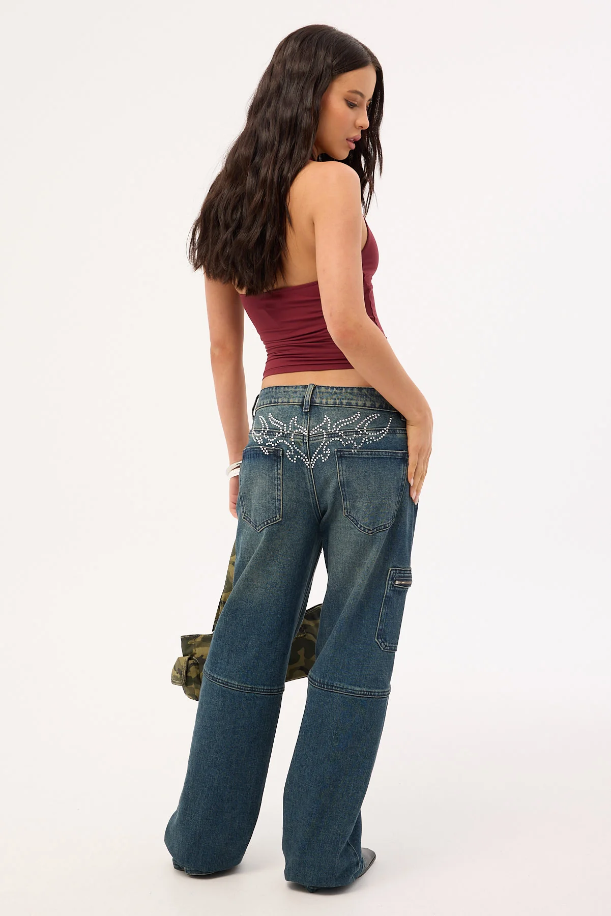 Neovision Flicker Stamp Low Baggy Jean Washed Blue - Image 6