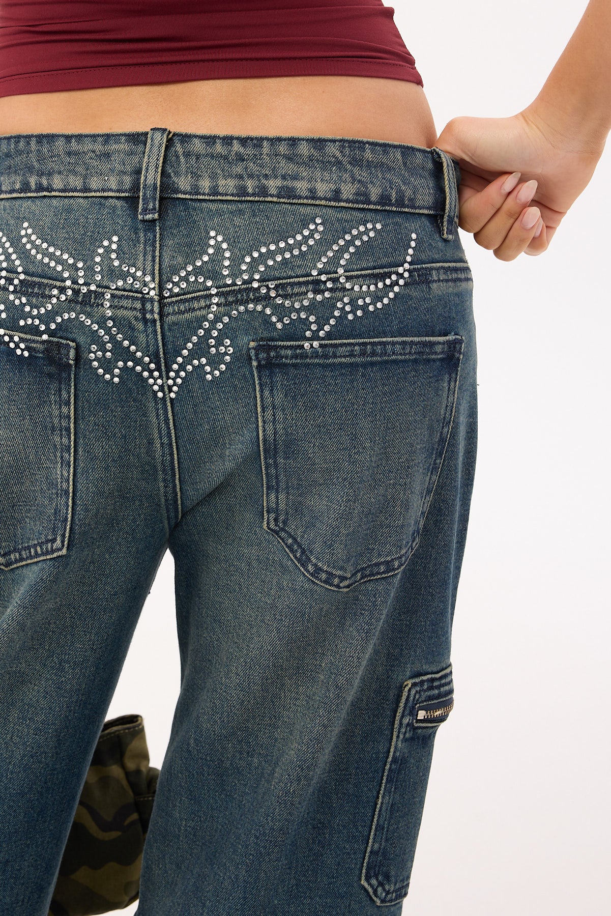 Neovision Flicker Stamp Low Baggy Jean Washed Blue - Image 7