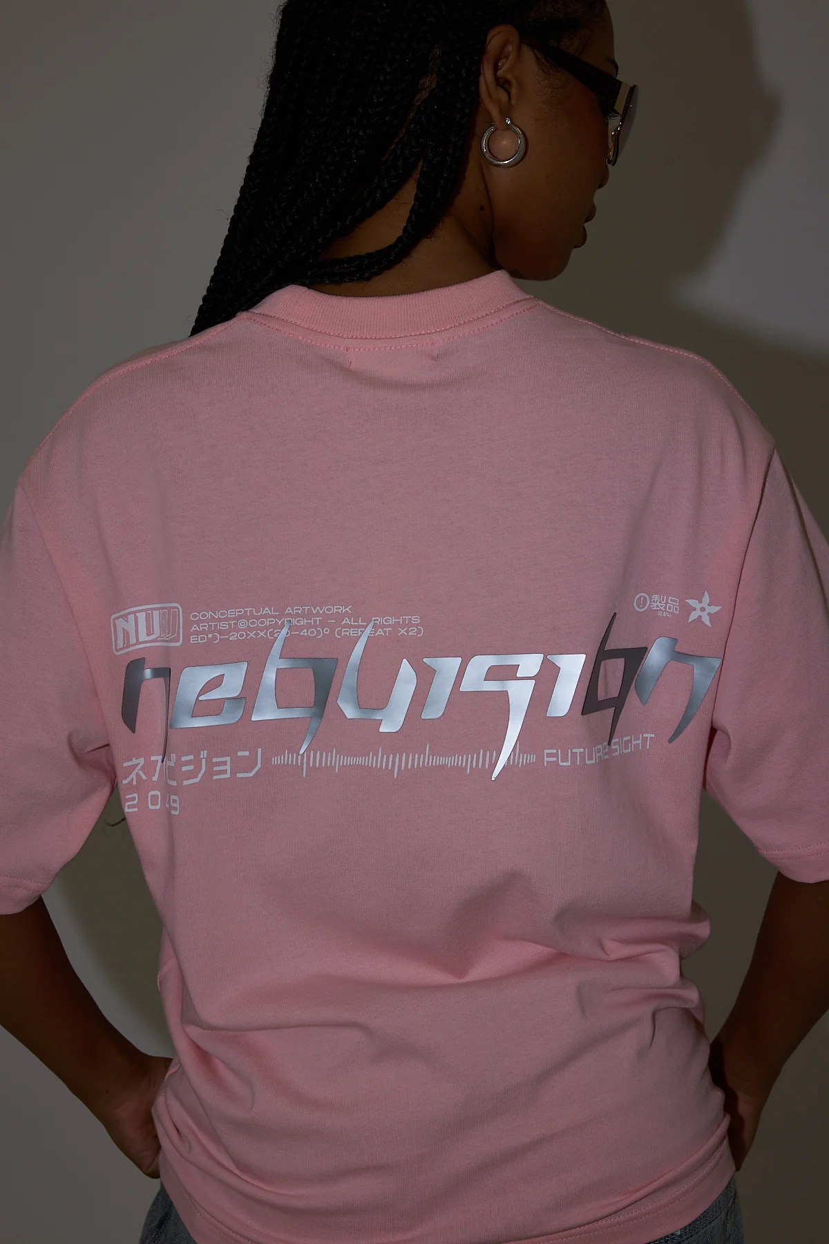 Neovision Forge Oversized Super Heavy Tee Peach - Image 3