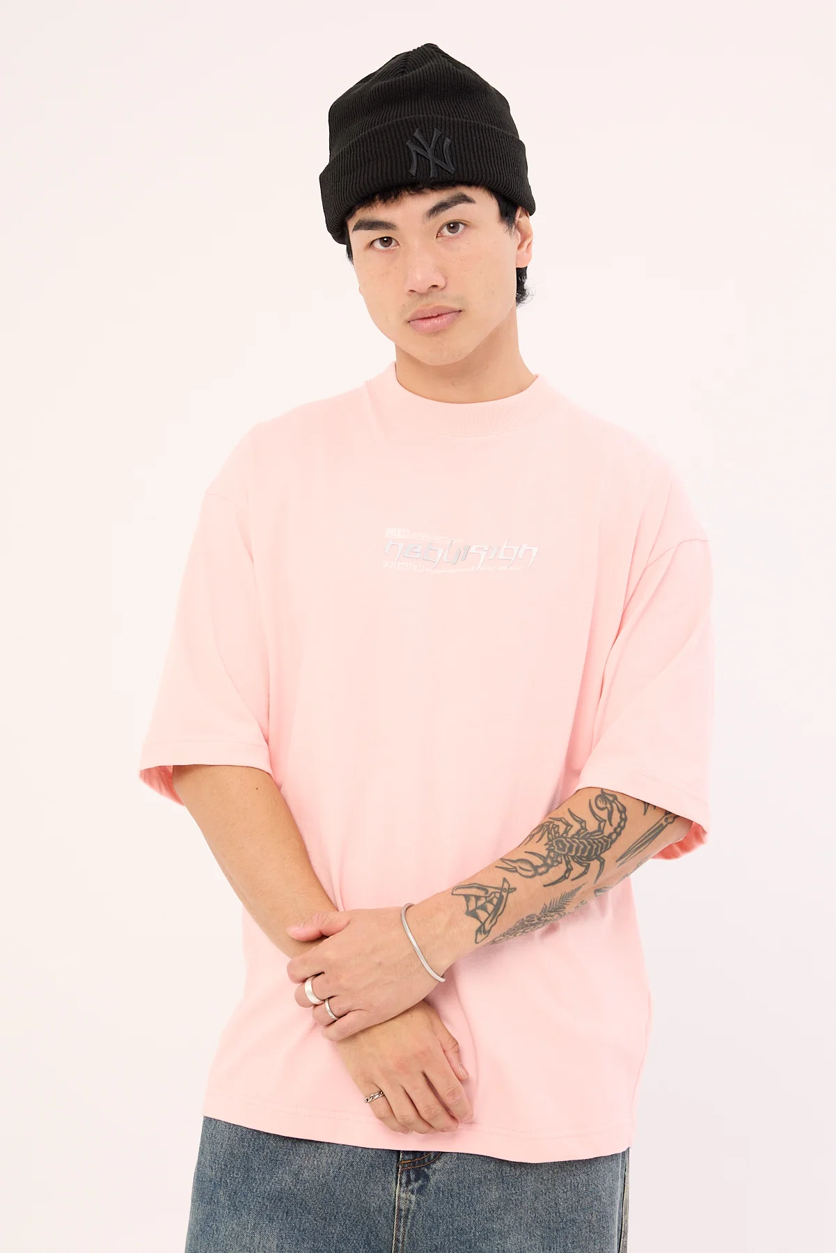 Neovision Forge Oversized Super Heavy Tee Peach - Image 4